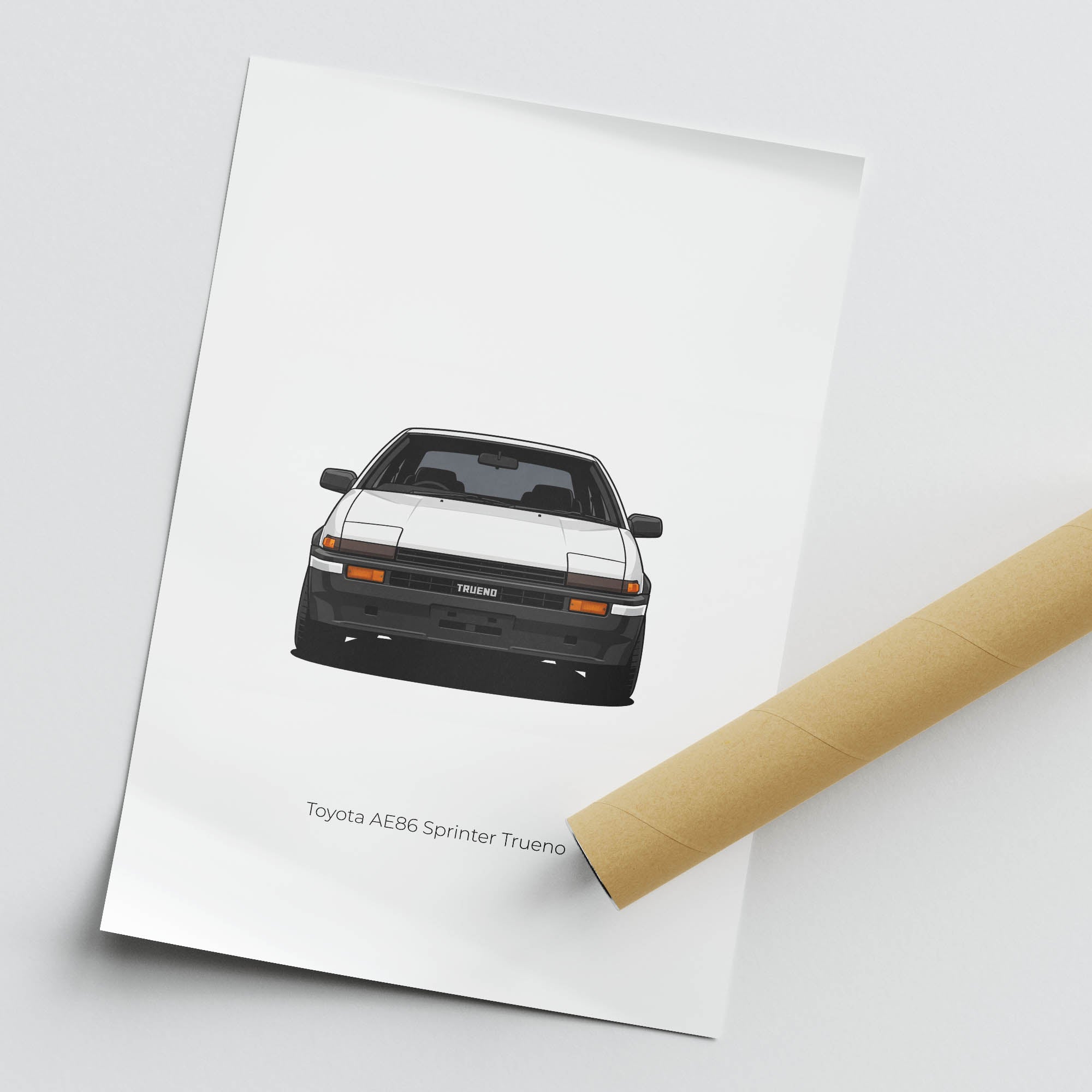 1983 Toyota AE86 Sprinter Trueno High Tech – Car Print