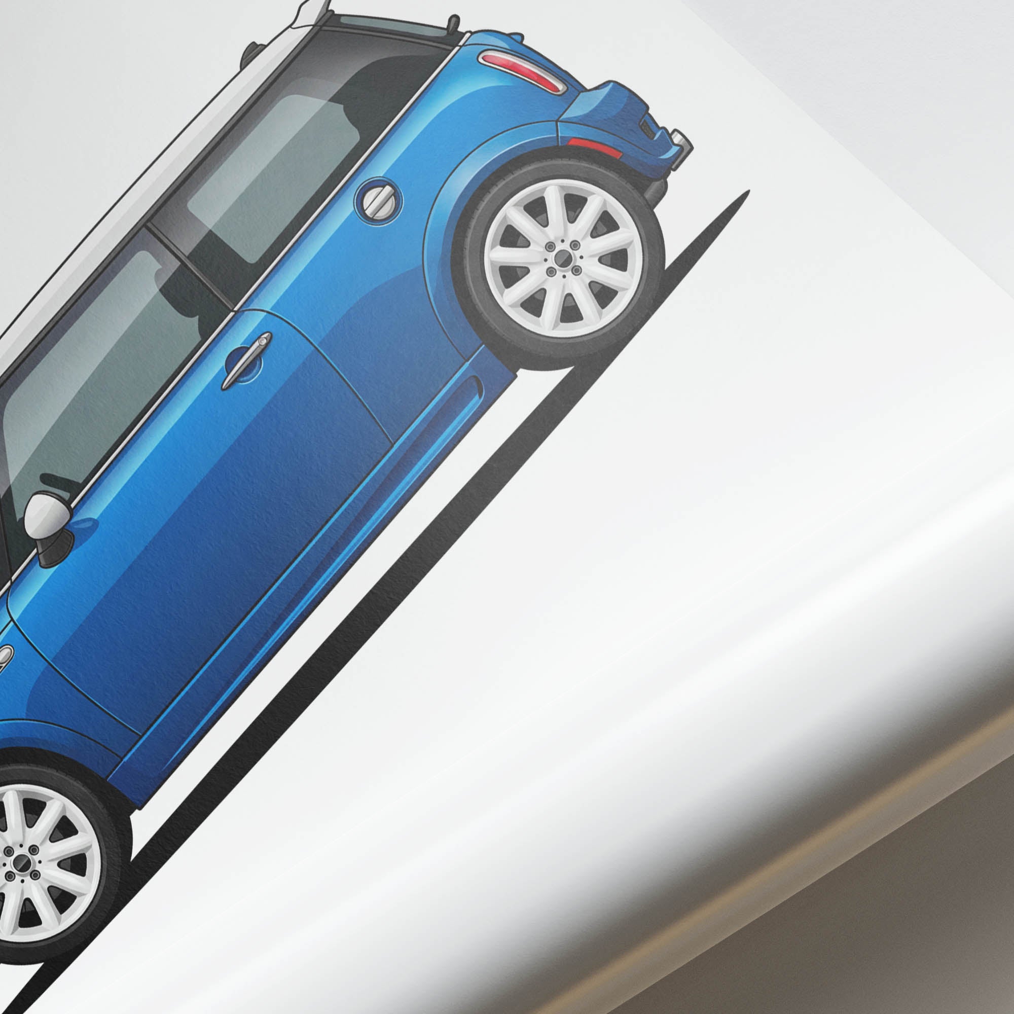 2002 Mini Cooper S R53 Electric – Car Print (Side)
