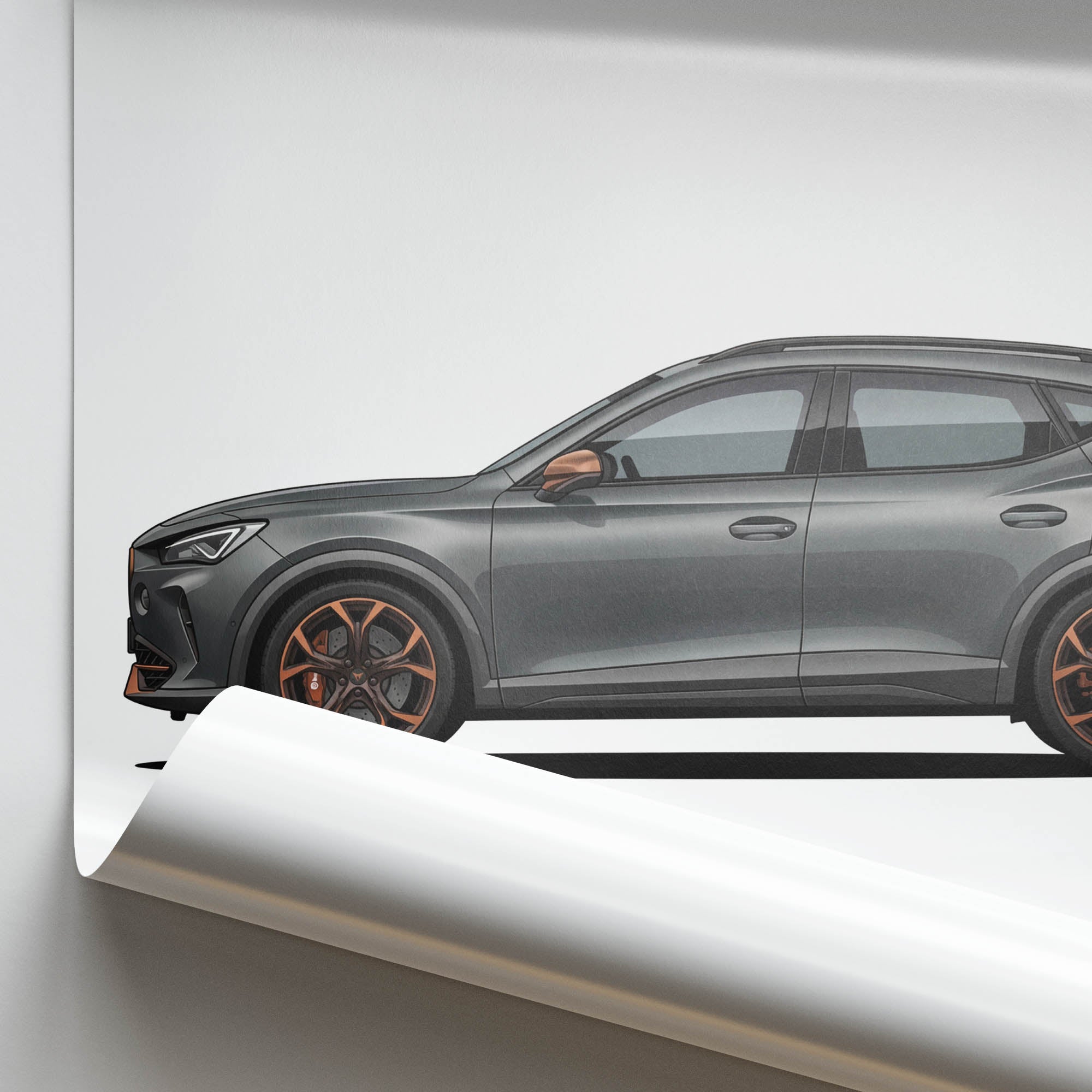 2024 Cupra Formentor VZ5 Taiga – Car Print (Side)