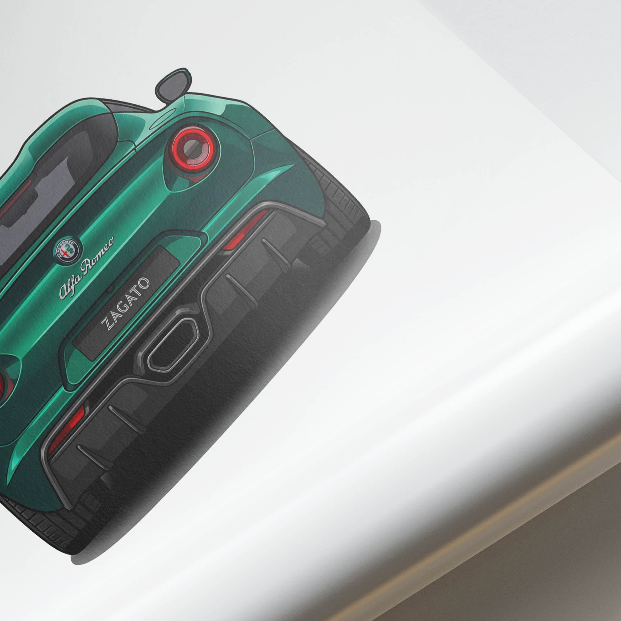 2023 Alfa Romeo Giulia Swb Zagato Montreal – Car Print