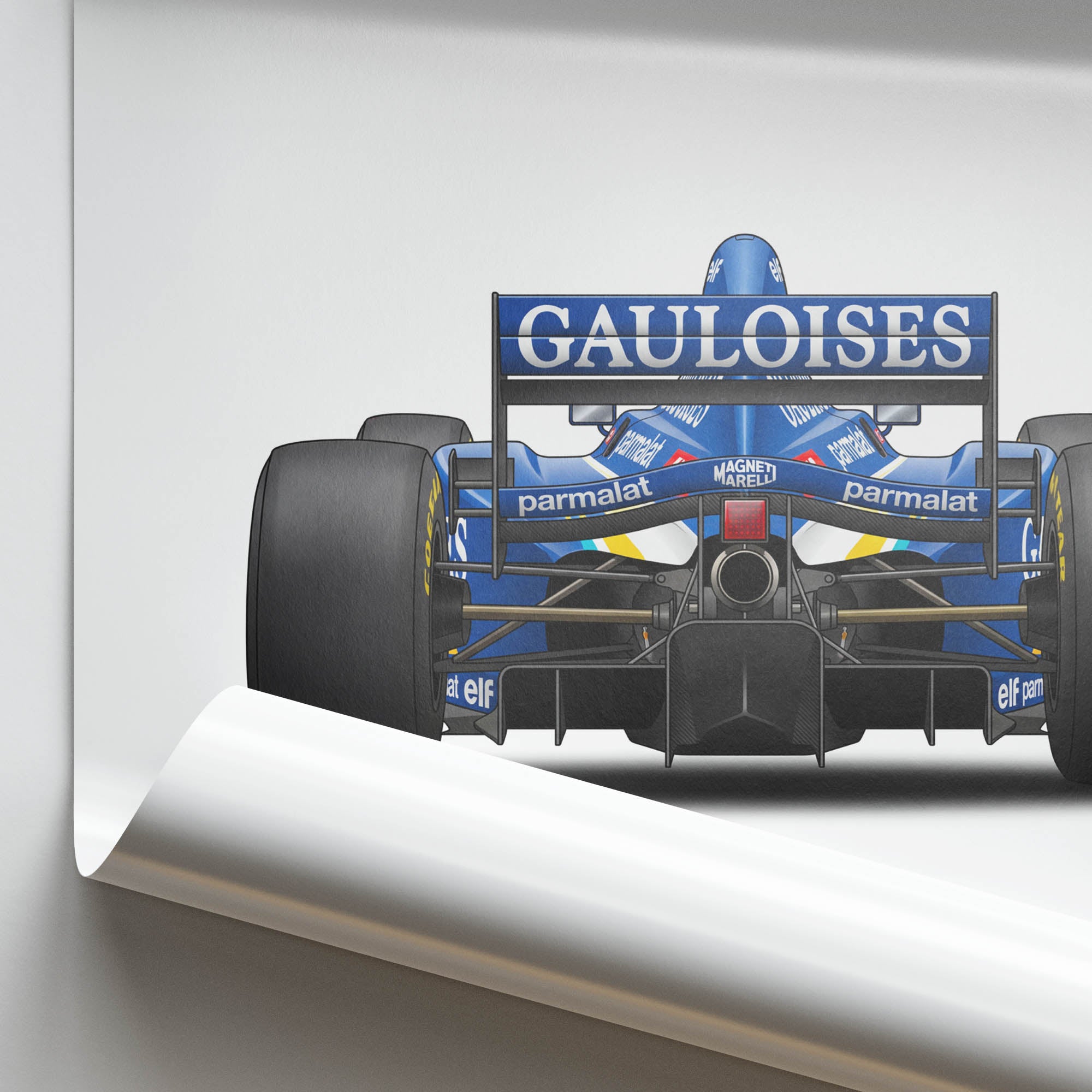 1996 Ligier JS43 Olivier Panis Gauloises – Car Print