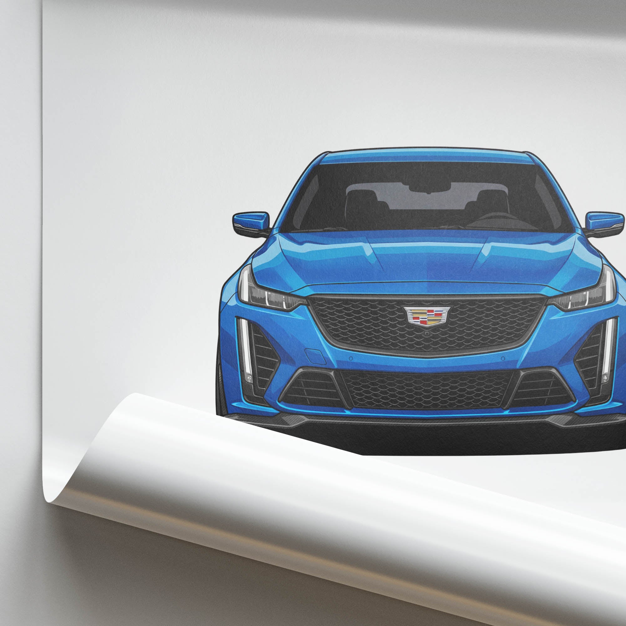 2023 Cadillac CT5 V Blackwing Electric – Car Print (Front)