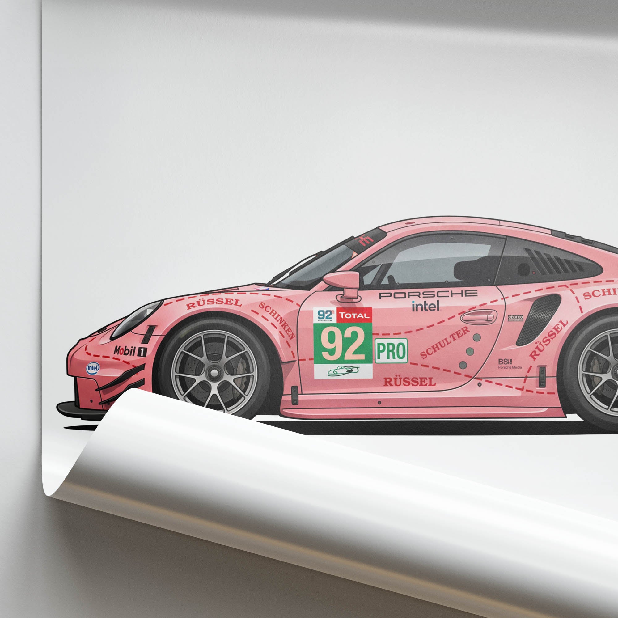 2018 Porsche 911 RSR – Car Print