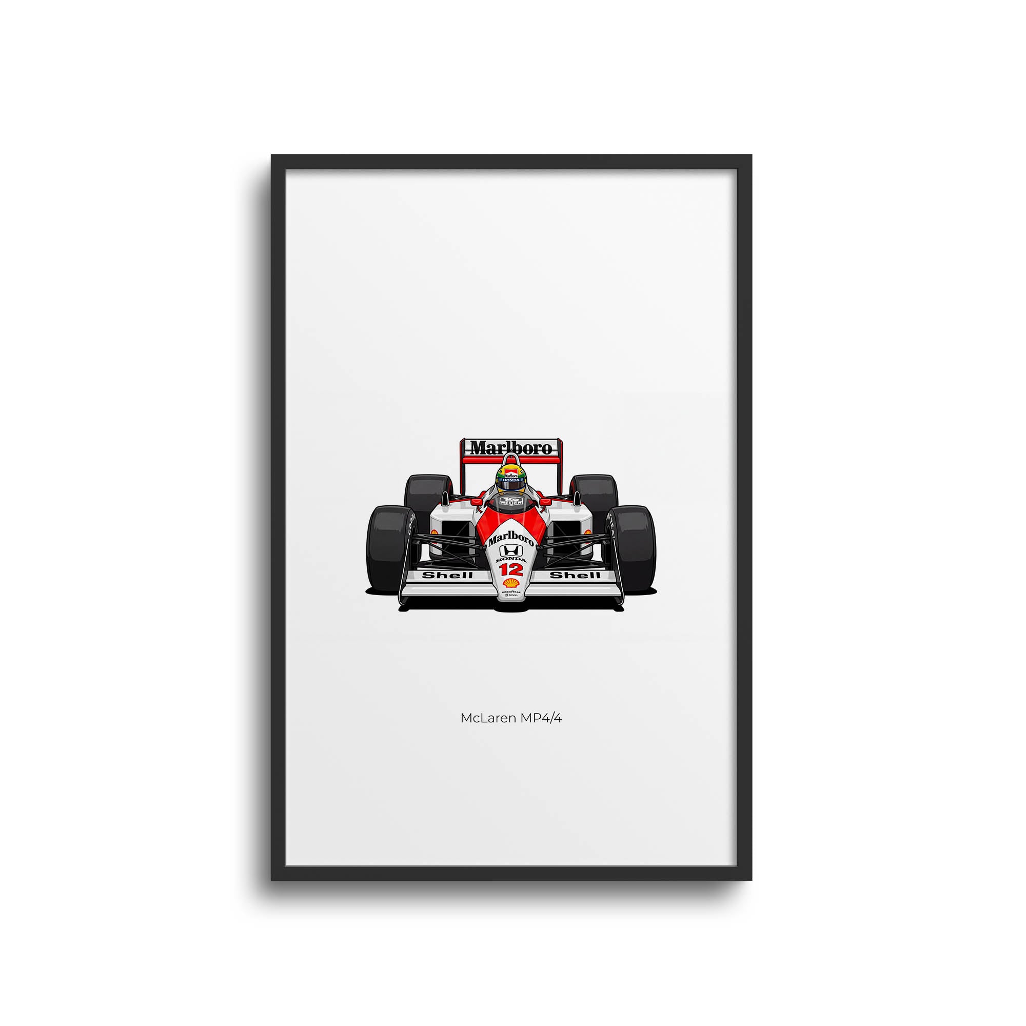 1988 McLaren MP4 4 Ayrton Senna – Car Print