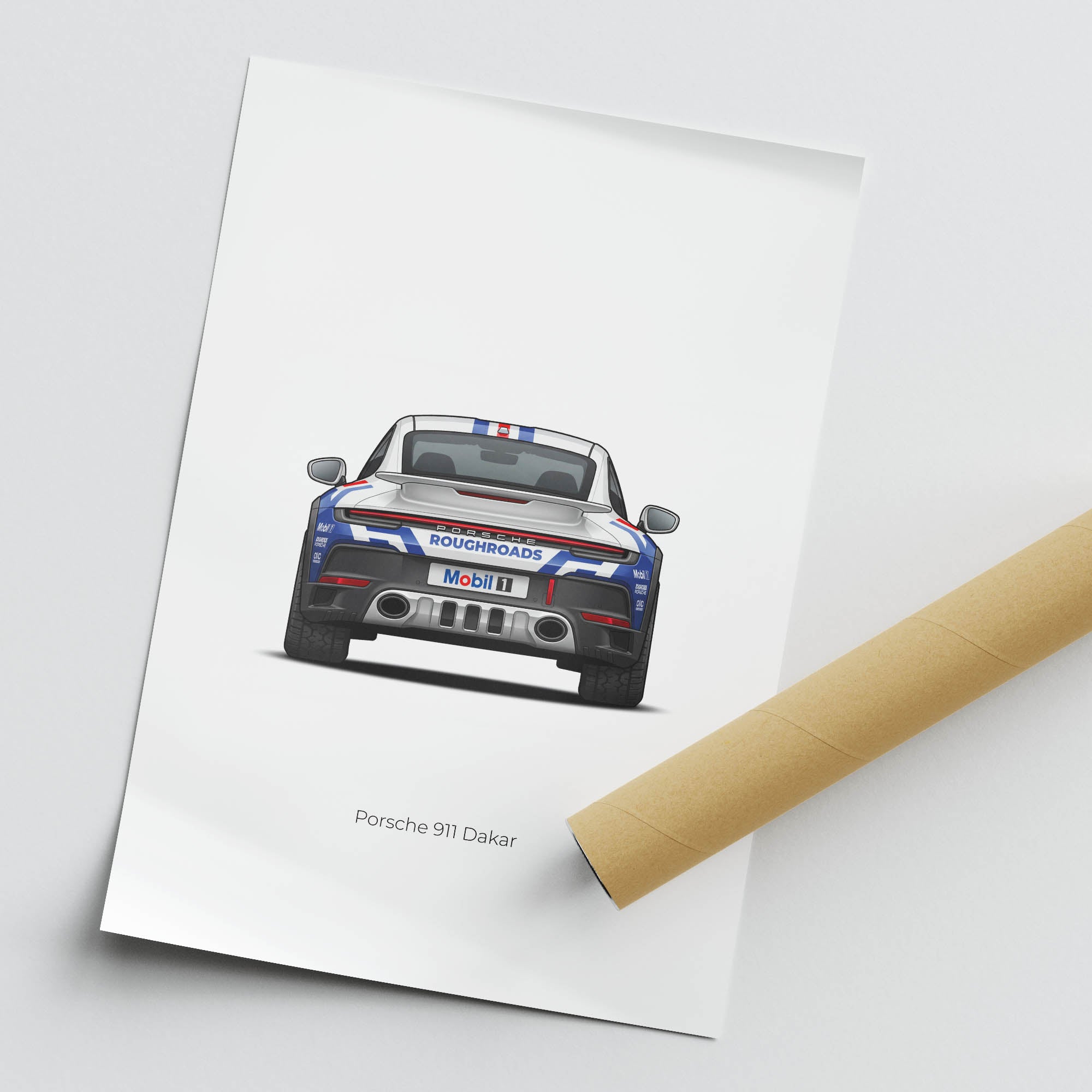 2024 Porsche 911 Roughroads – Car Print