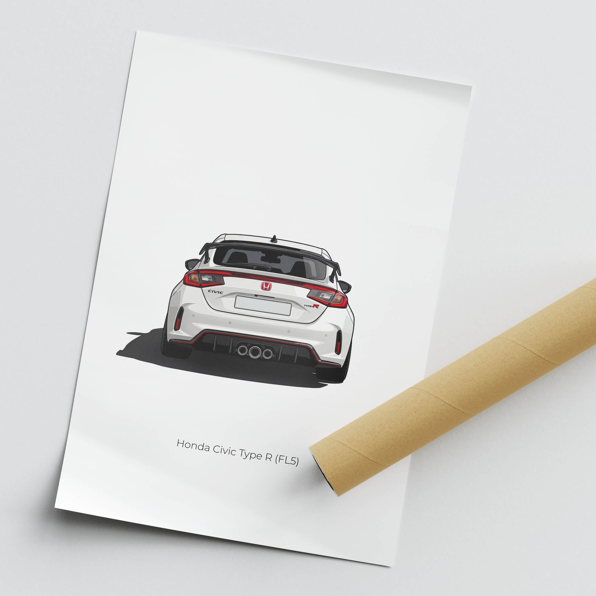 2023 Honda Civic Type R FL5 Championship – Car Print