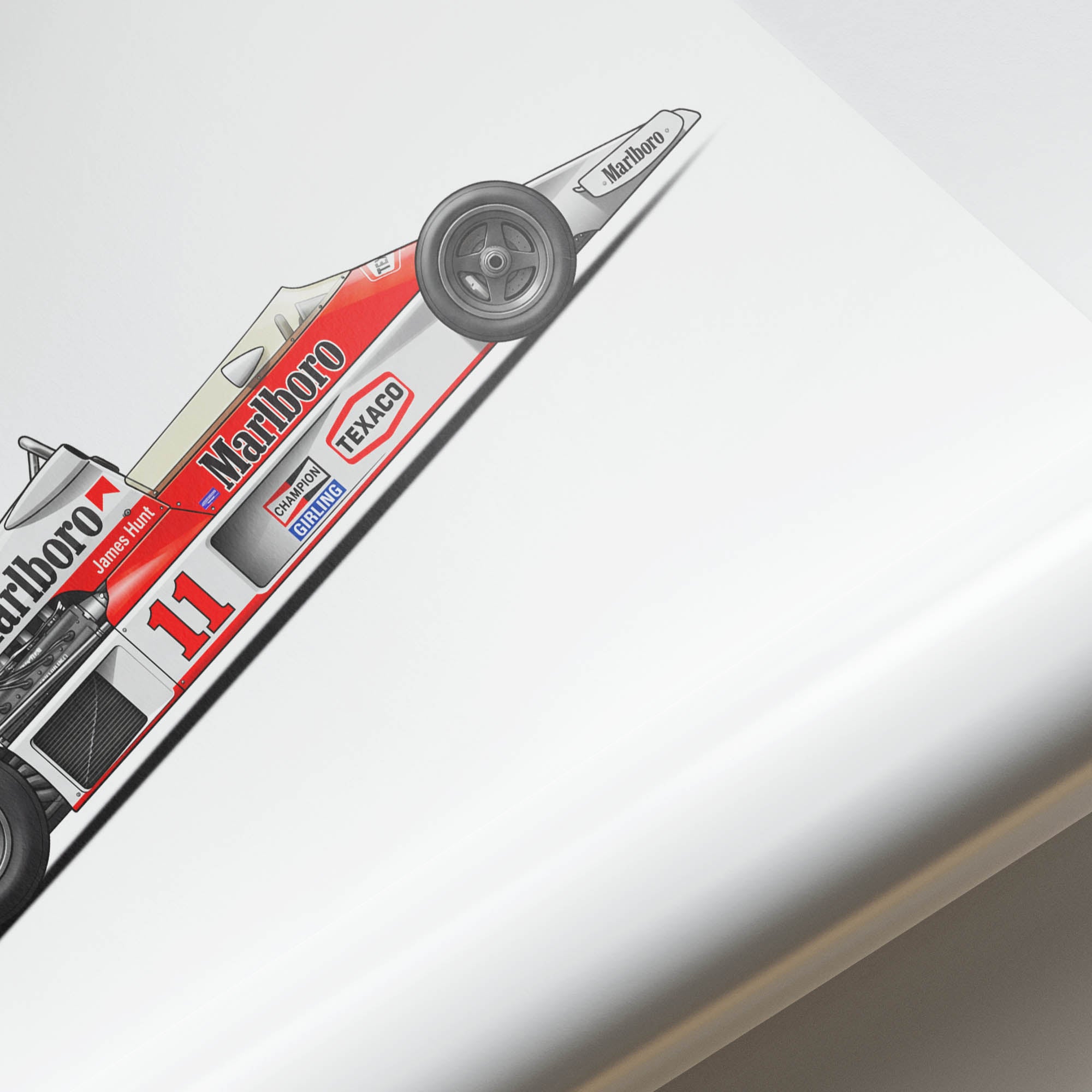 1976 McLaren M23 James Hunt – Car Print