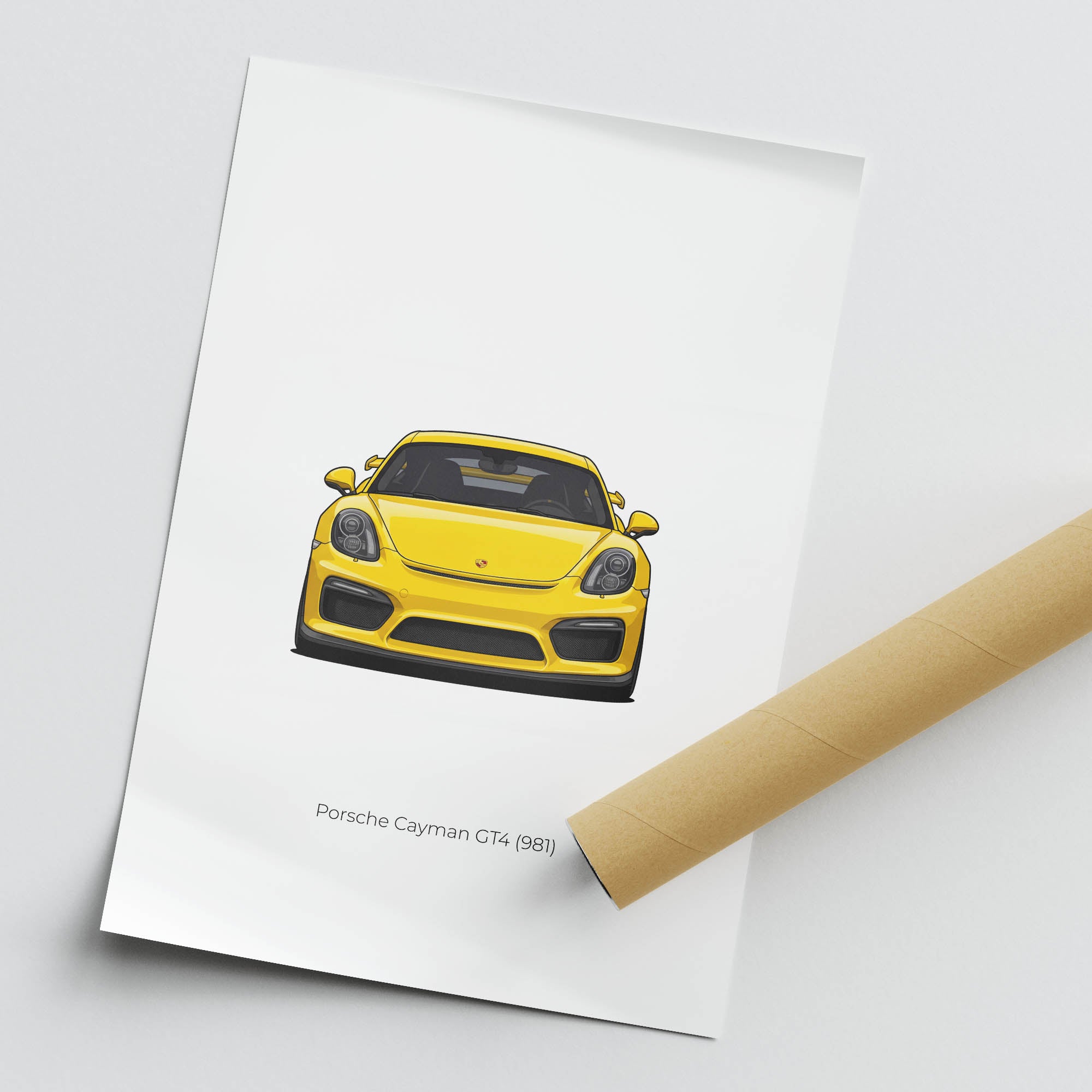 2016 Porsche Cayman GT4 – Car Print (Front)