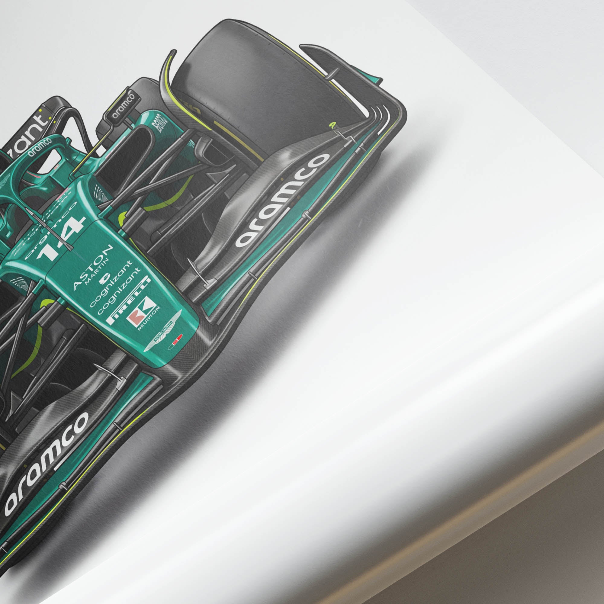 2025 Aston Martin AMR25 Fernando Alonso – Car Print