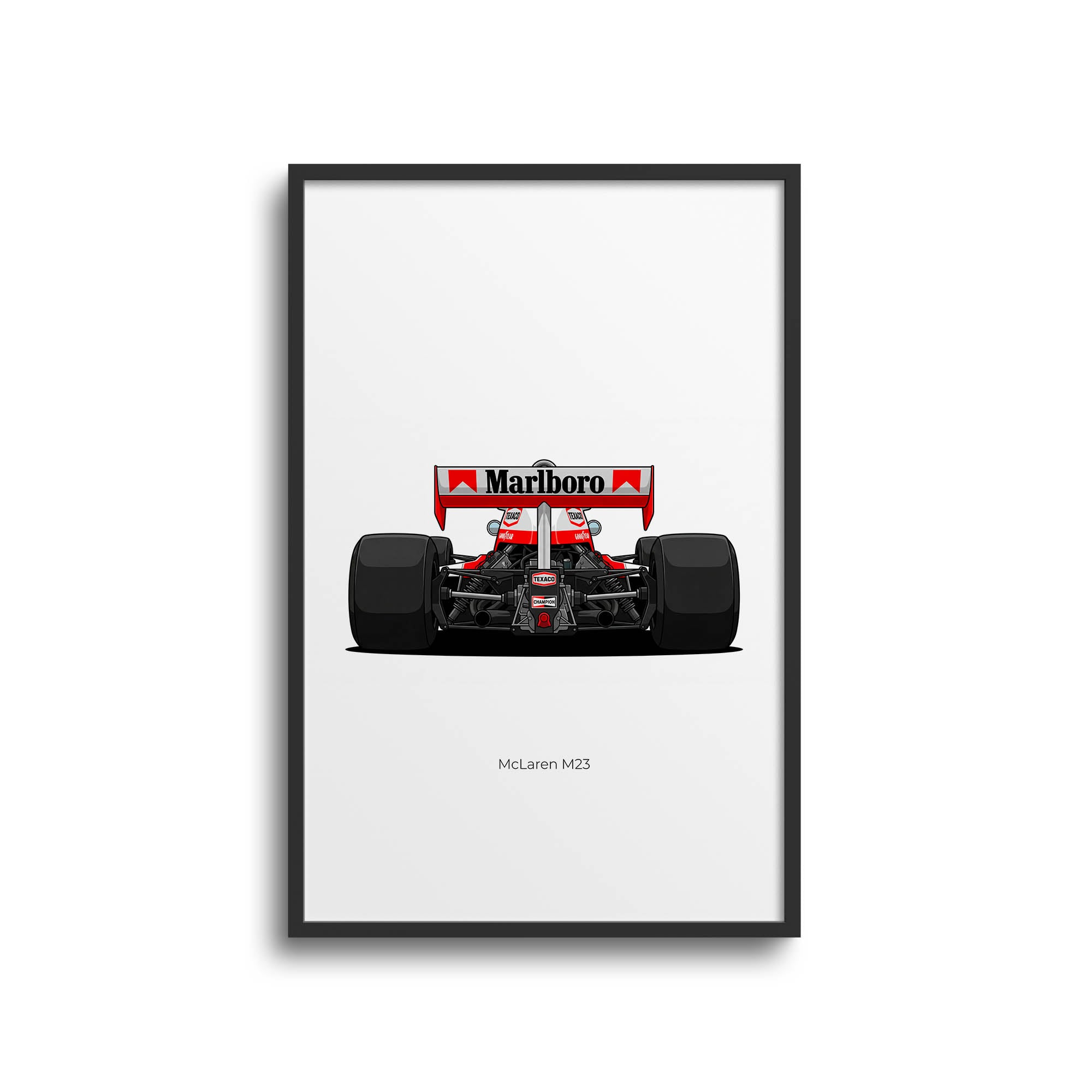 1976 McLaren M23 James Hunt – Car Print