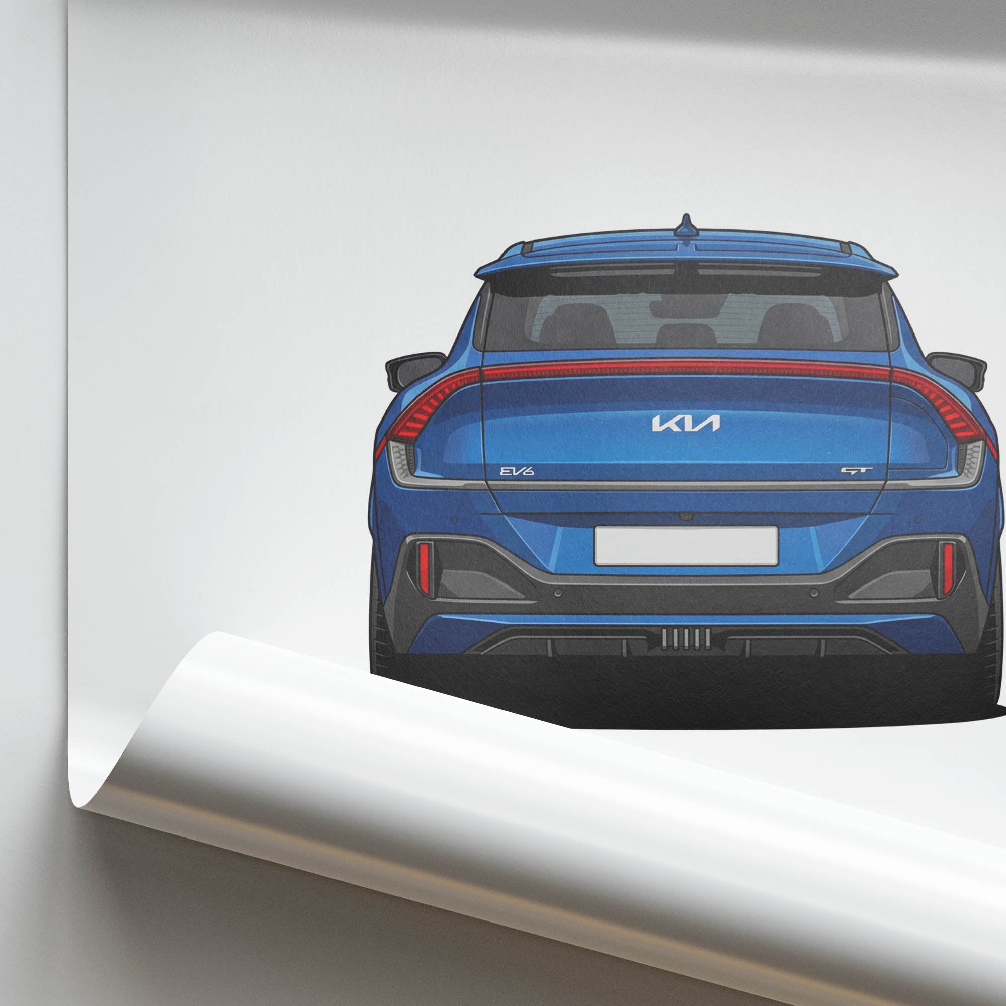 2023 Kia EV6 GT Yacht – Car Print