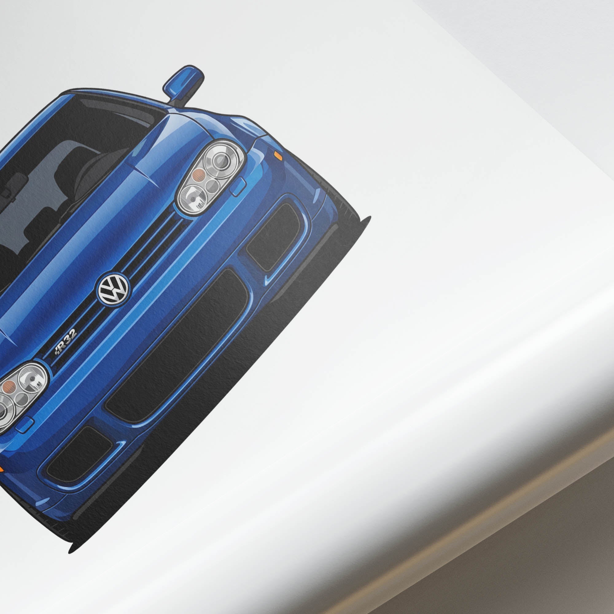 2002 Volkswagen Golf R32 MK4 Deep – Car Print