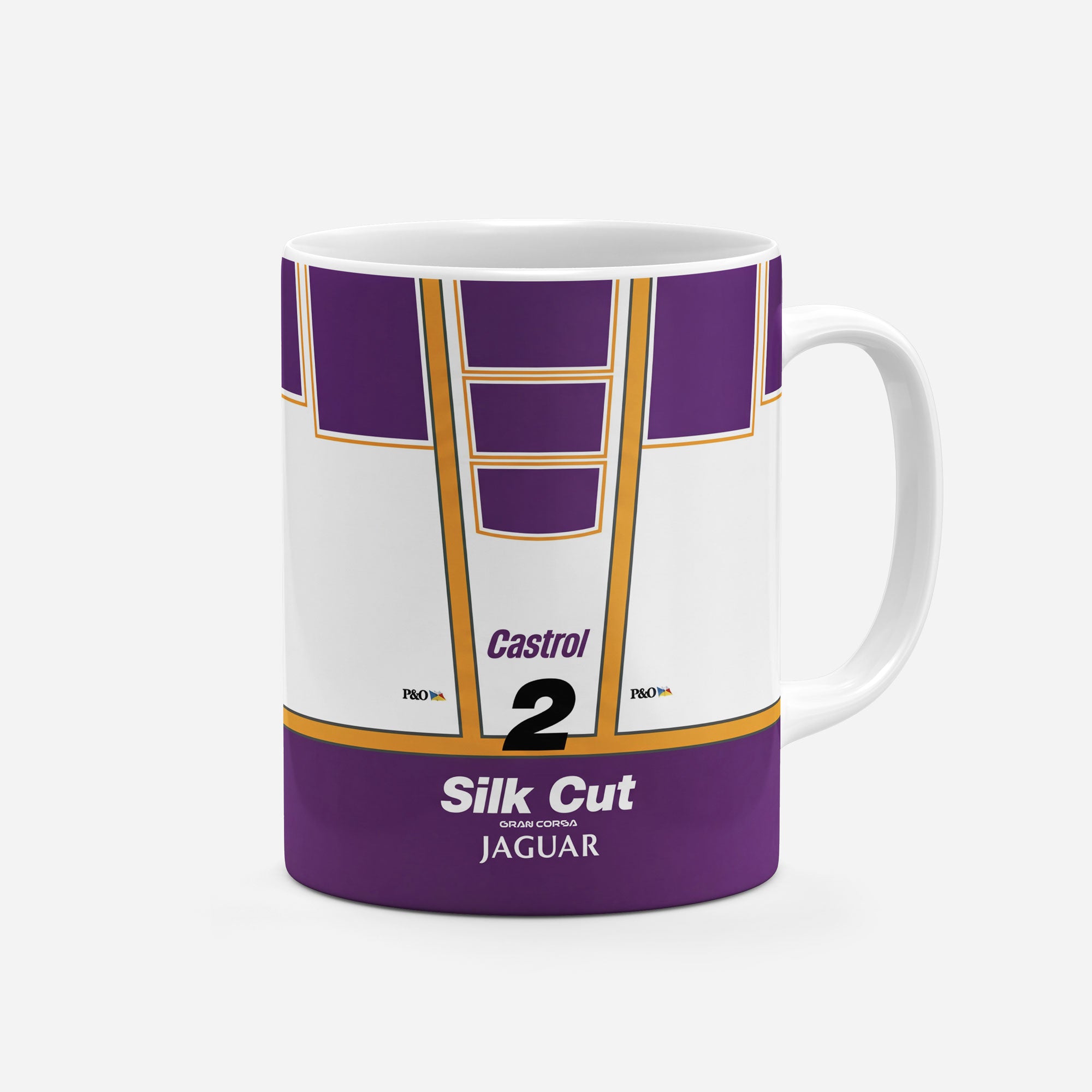 XJR 9 Mug – Jaguar Racing Ceramic Coffee Cup | 1988 Le Mans Winner Souvenir