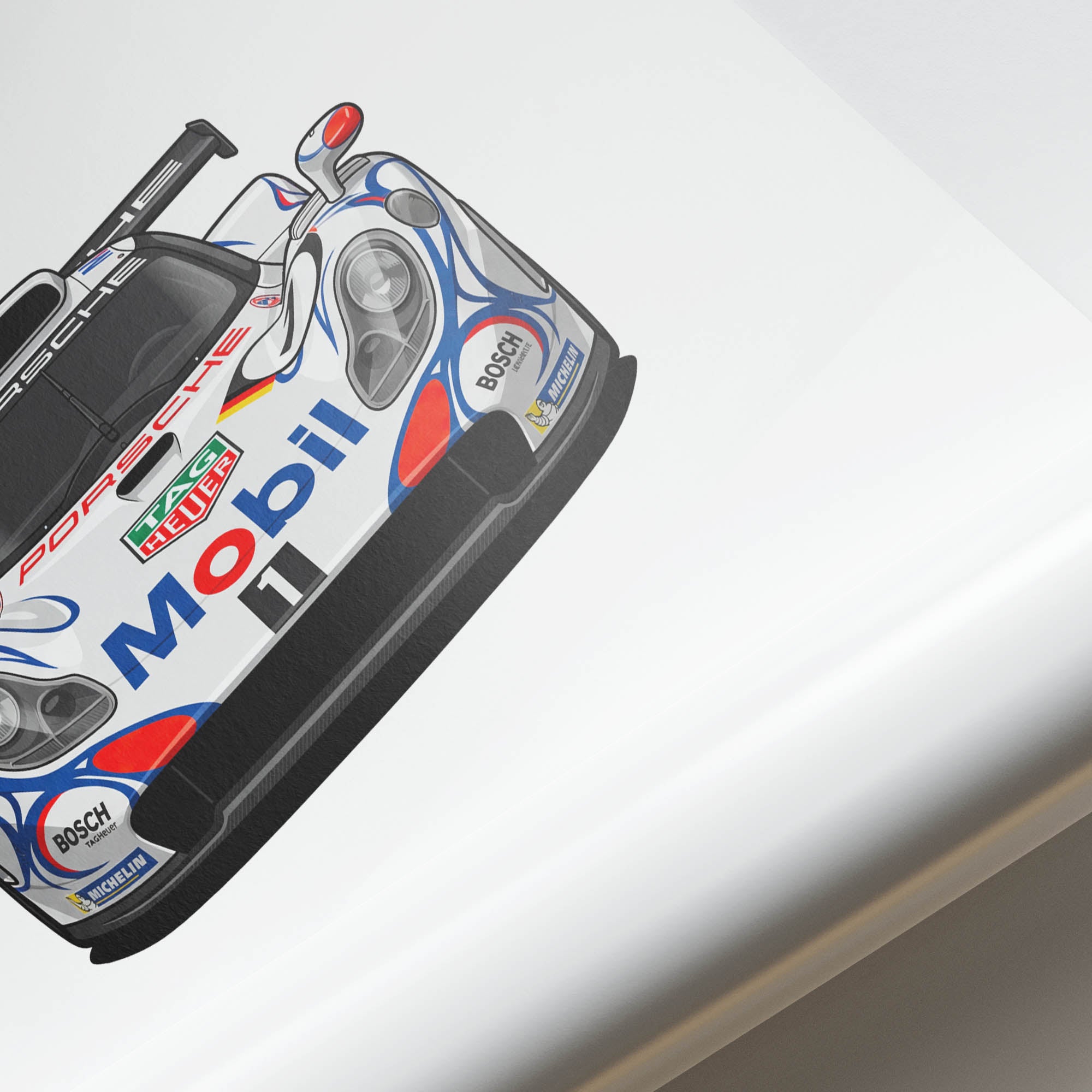 1998 Porsche 911 GT1 98 Mobil – Car Print