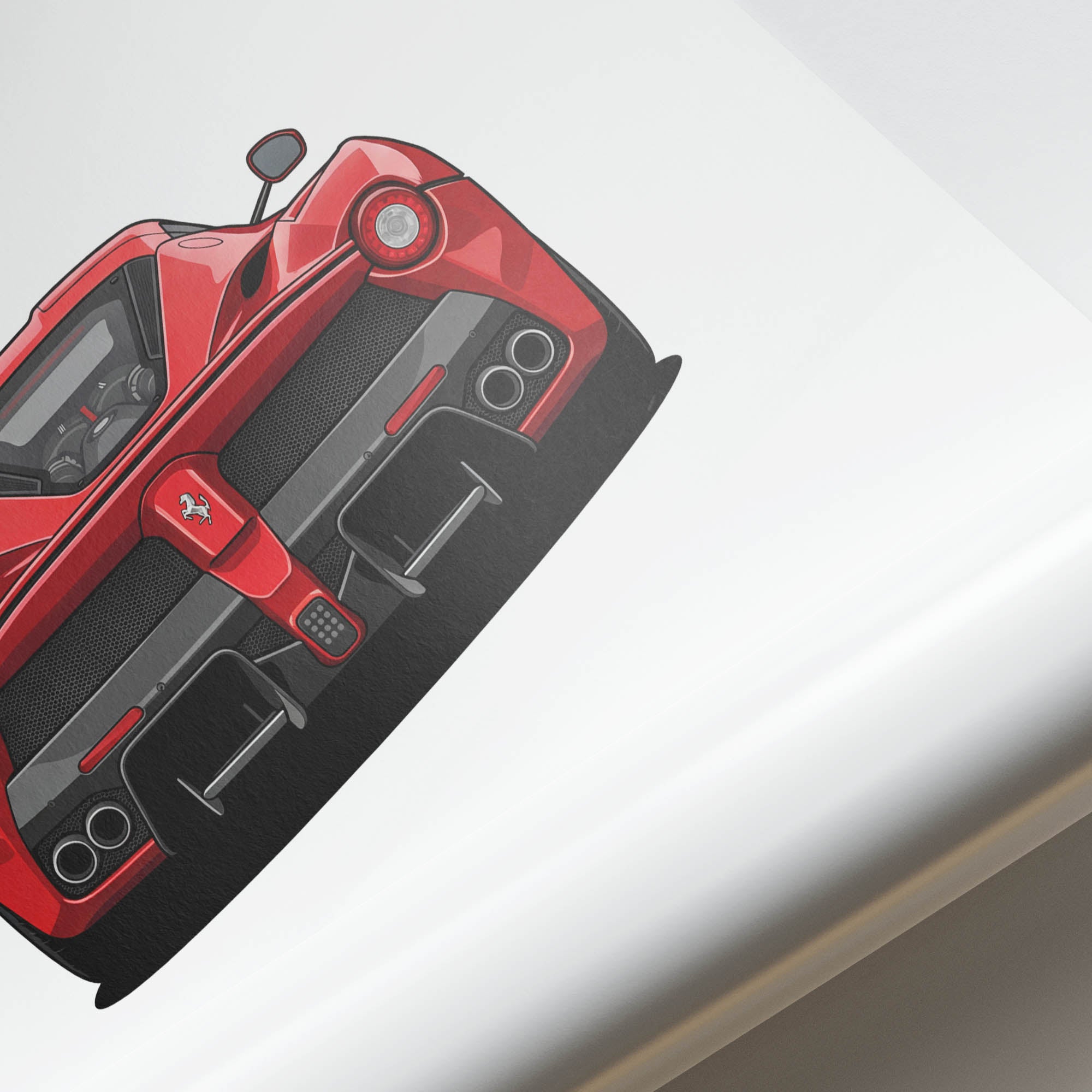2013 Ferrari Laferrari – Car Print (Back)
