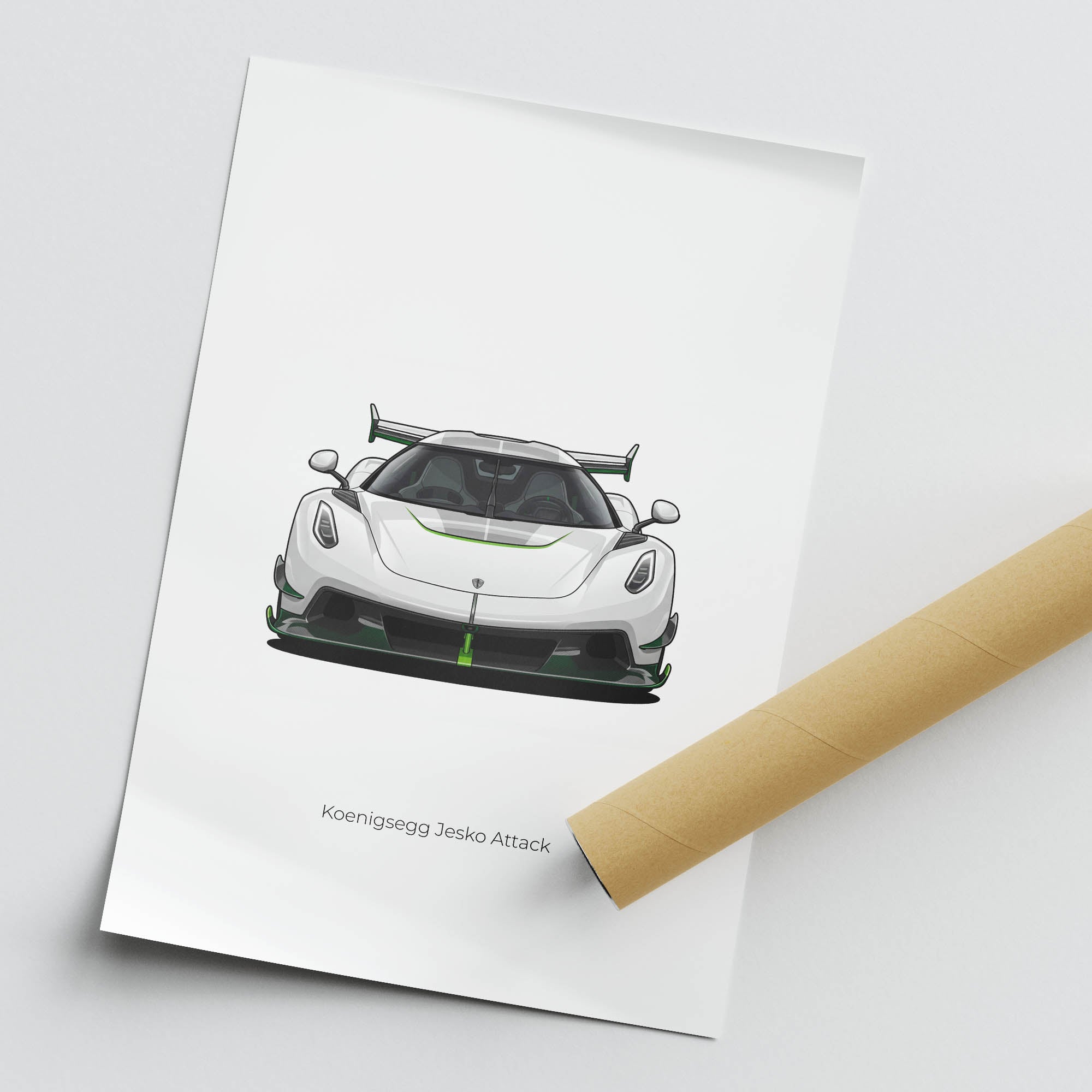 2021 Koenigsegg Jesko Attack – Car Print