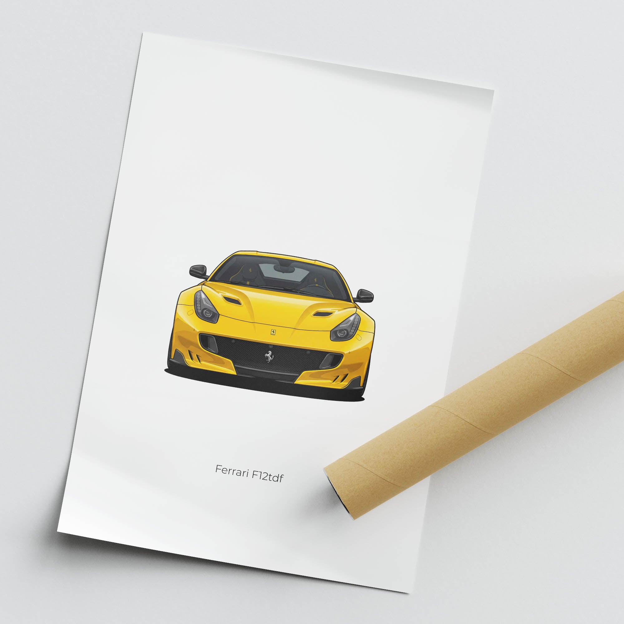 2016 Ferrari 2TDF – Car Print (Front)