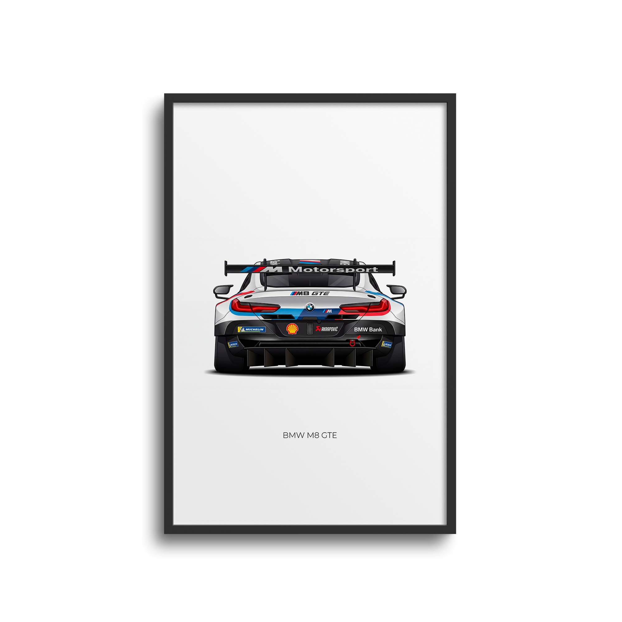 2018 BMW M8 GTE BMW Motorsport – Car Print
