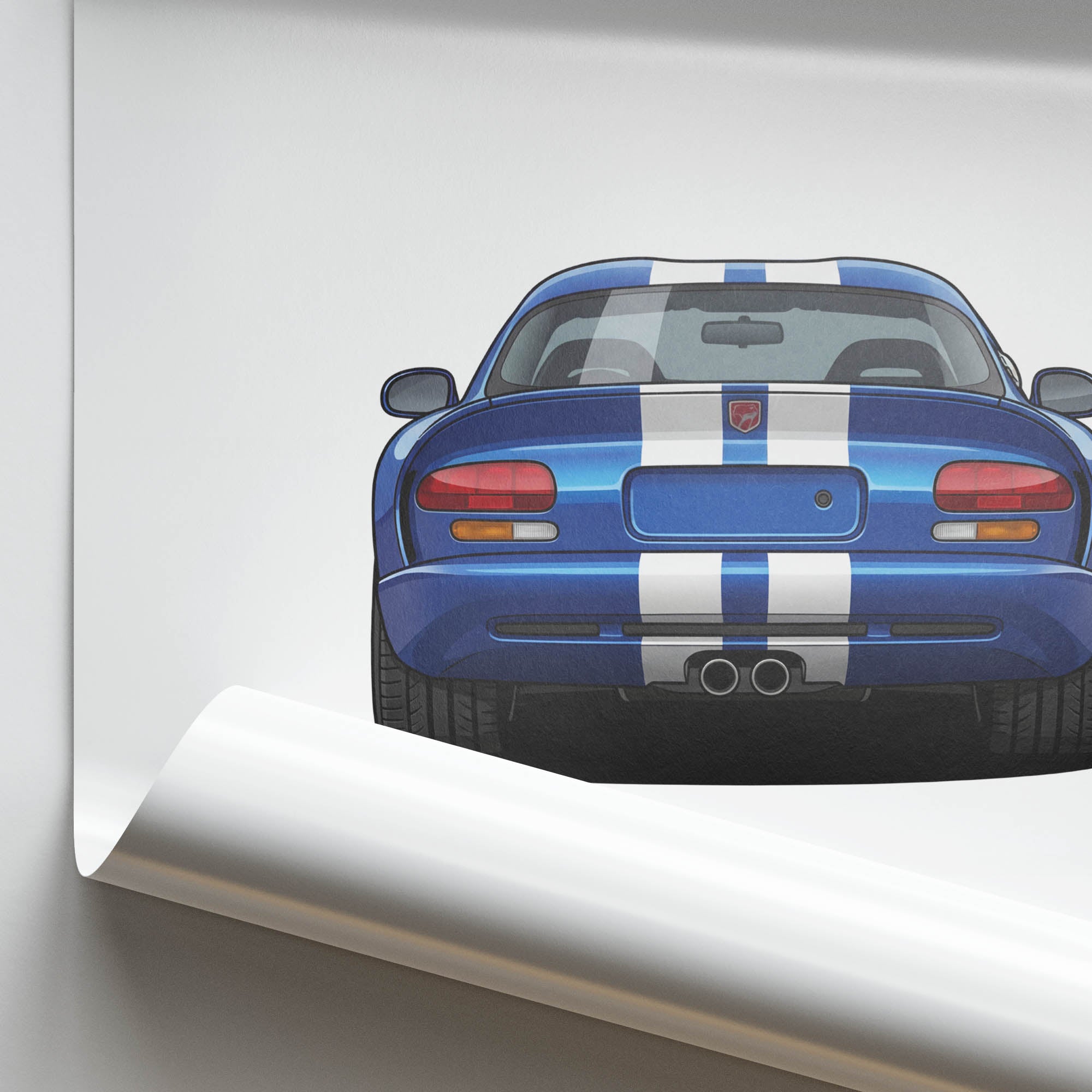1996 Dodge Viper Gts Viper Gts – Car Print