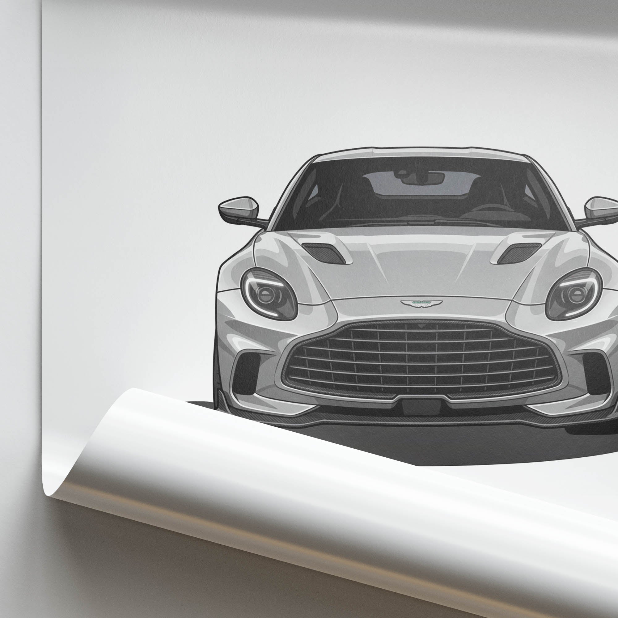 2024 Aston Martin Valiant – Car Print (Front)