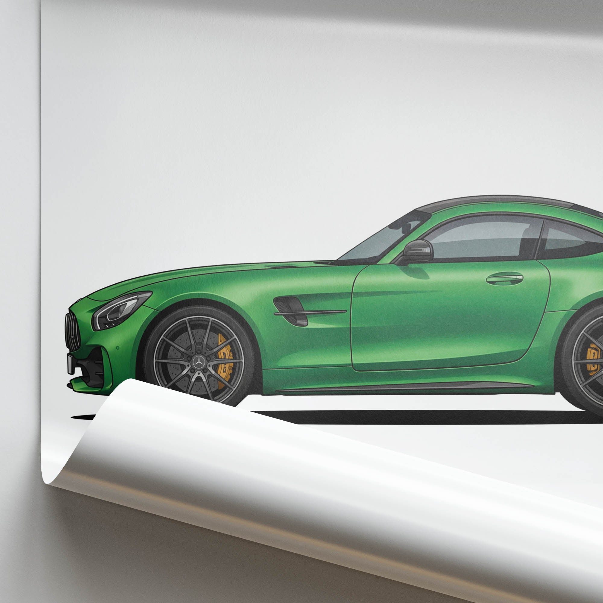 2017 Mercedes AMG GT R – Car Print (Side)