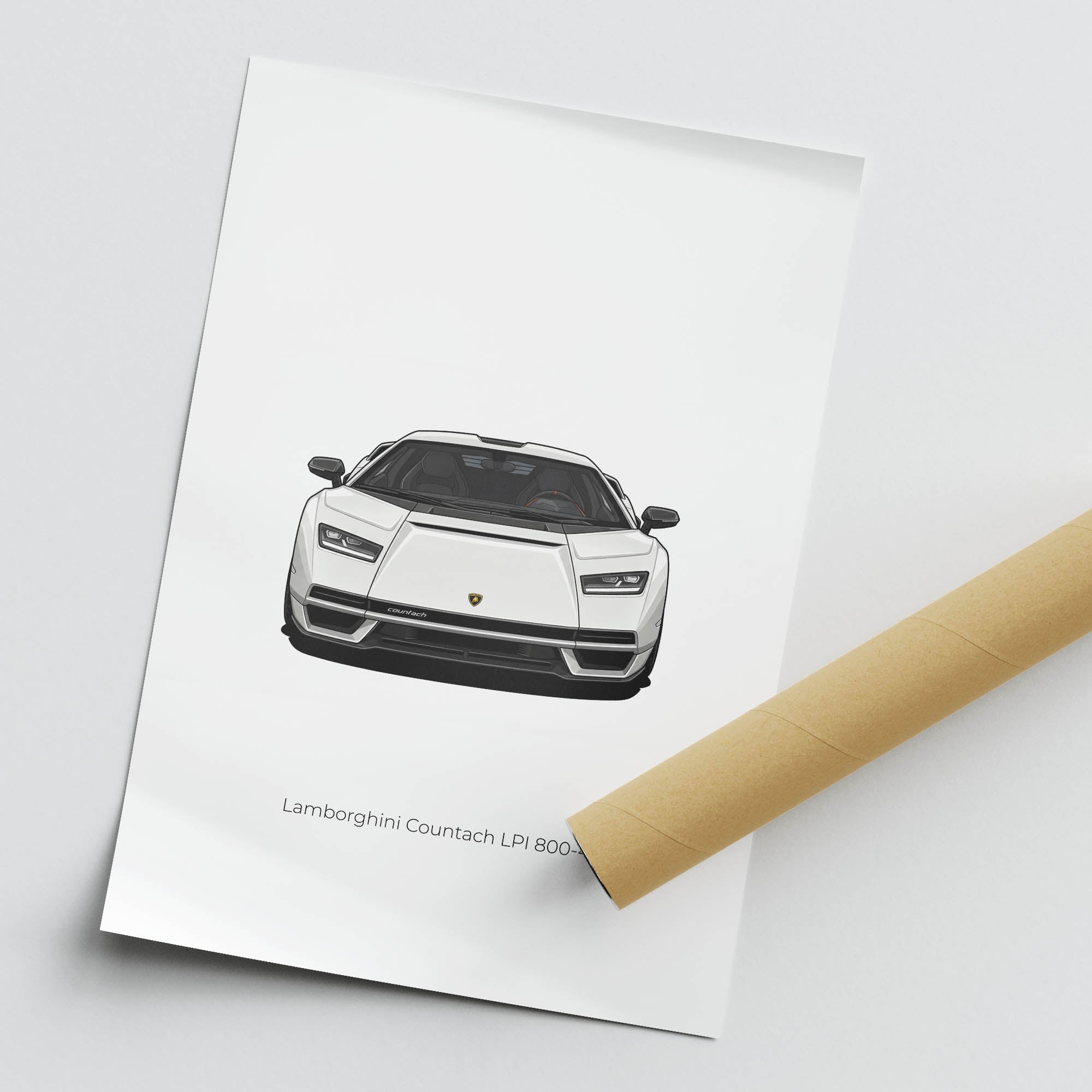 2022 Lamborghini Countach Lpi – Car Print