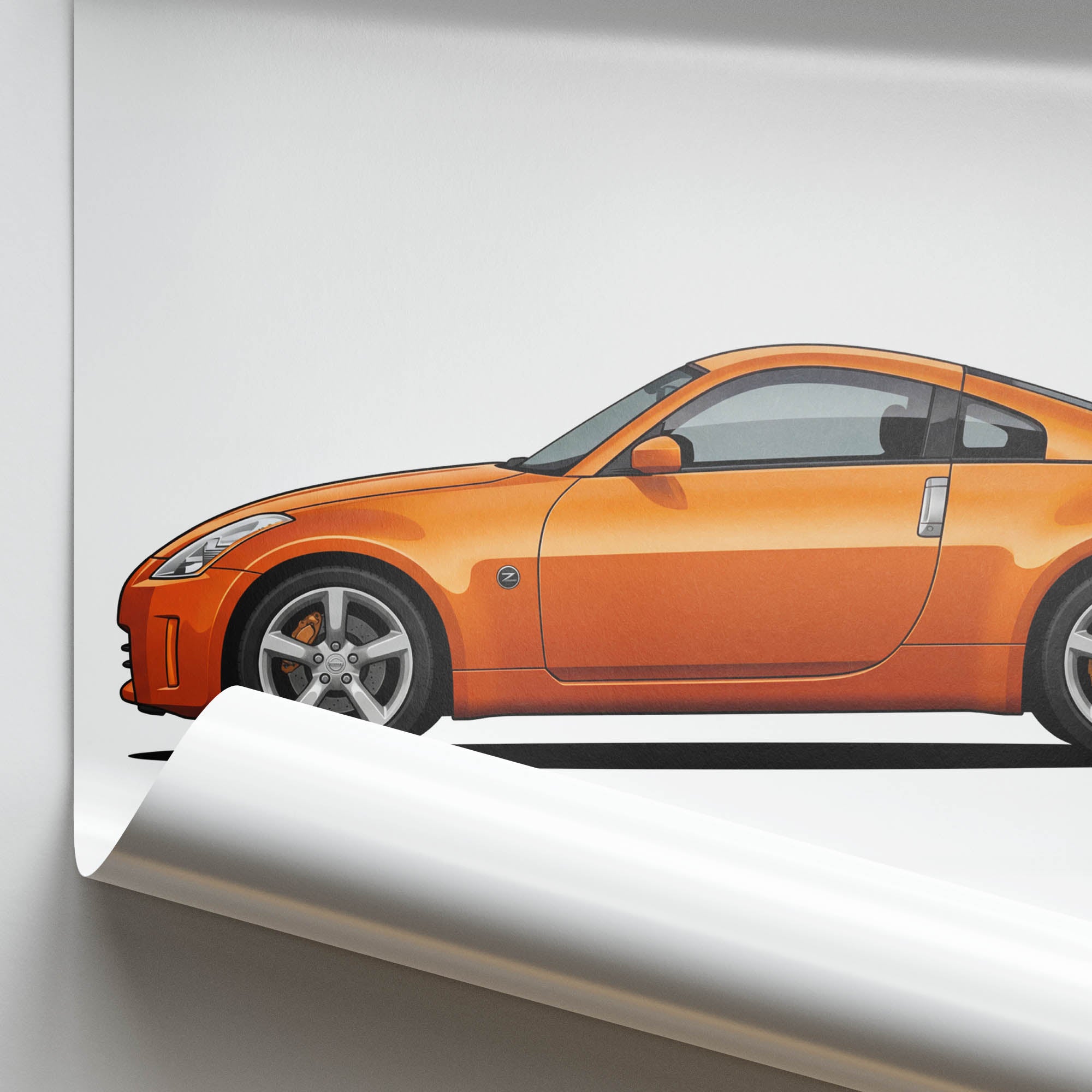 2003 Nissan 350Z Z33 – Car Print (Side)
