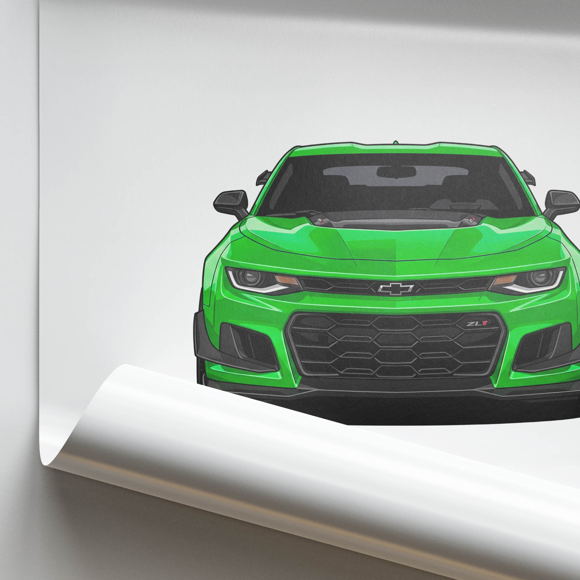 2017 Chevrolet Camaro ZL1 1LE Krypton – Car Print