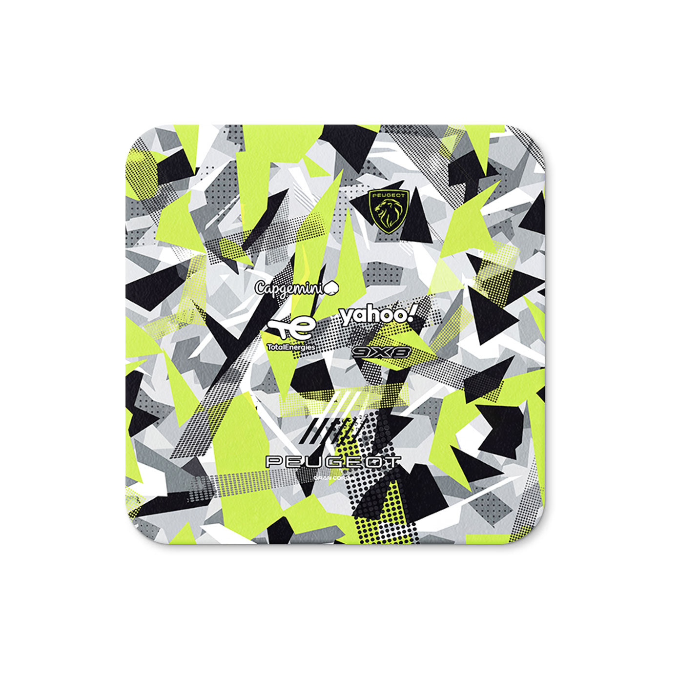 Peugeot 9X8 Coaster – Stylish Hypercar Table Accessory for Race Fans