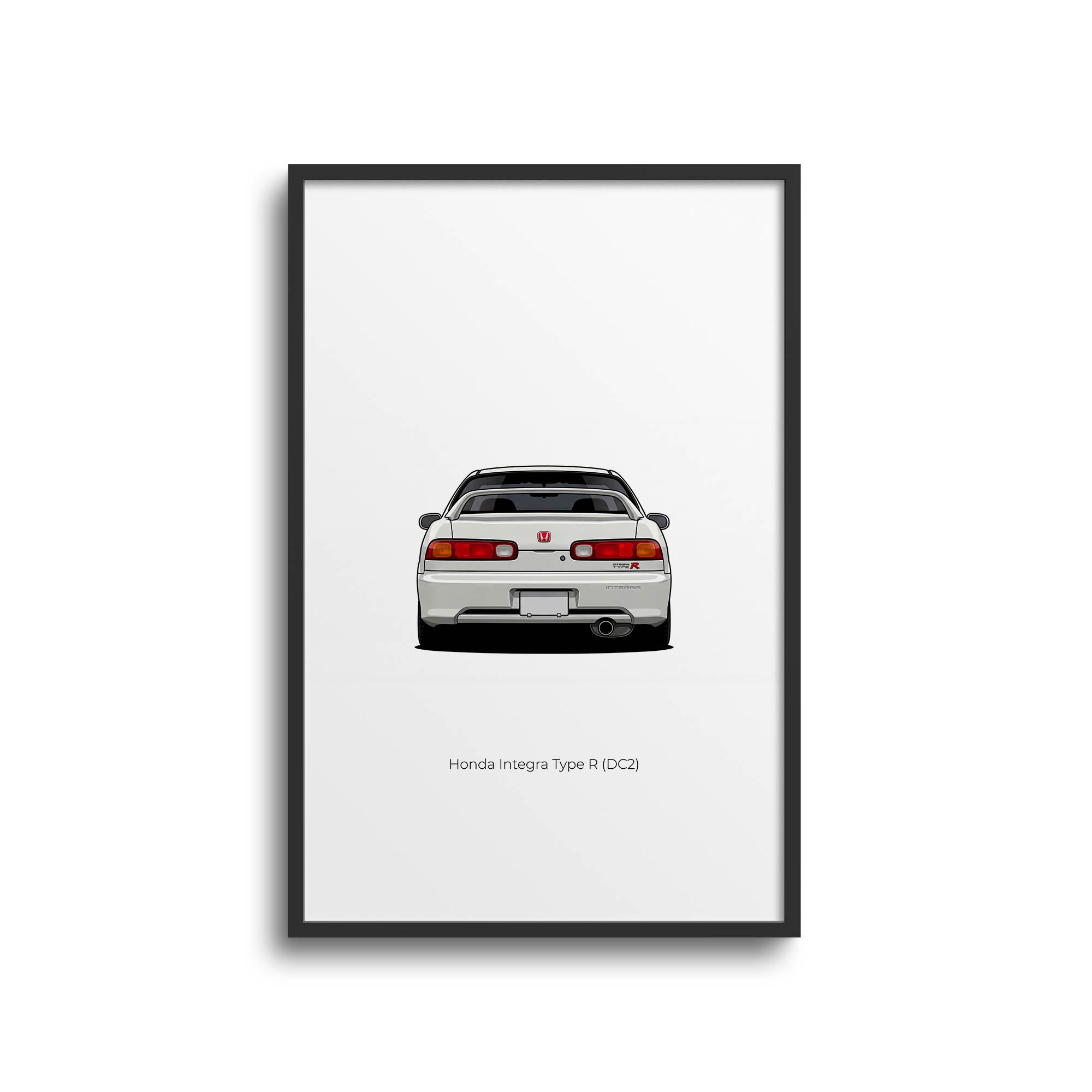 1995 Honda Integra Type R DC2 – Car Print (Back)