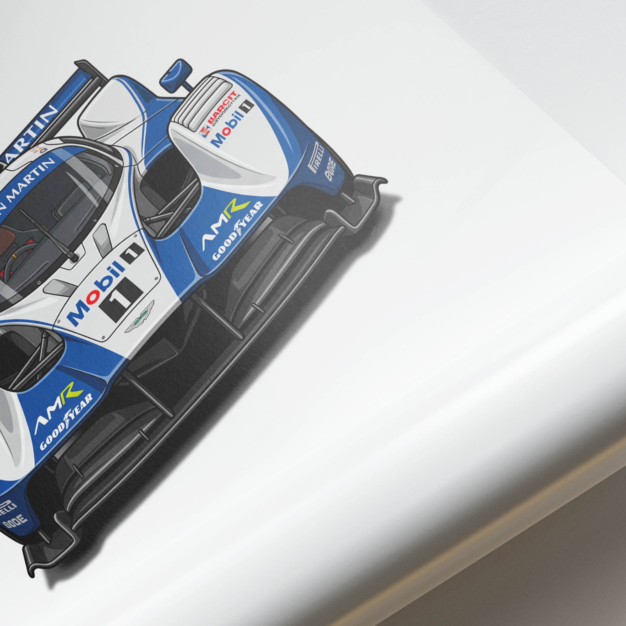 1989 Aston Martin AMR1 Mobil – Car Print