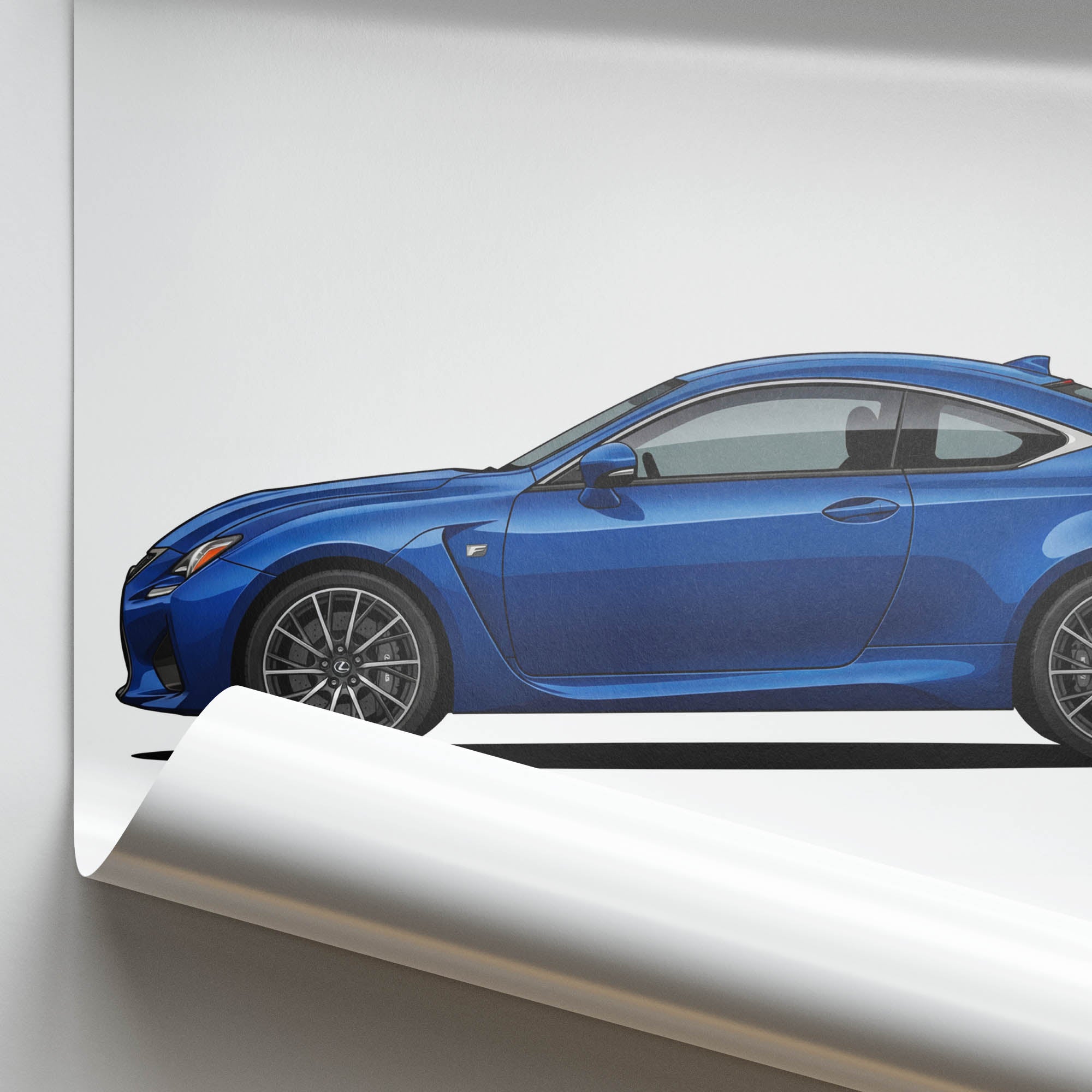 2015 Lexus Rc F Ultrasonic – Car Print