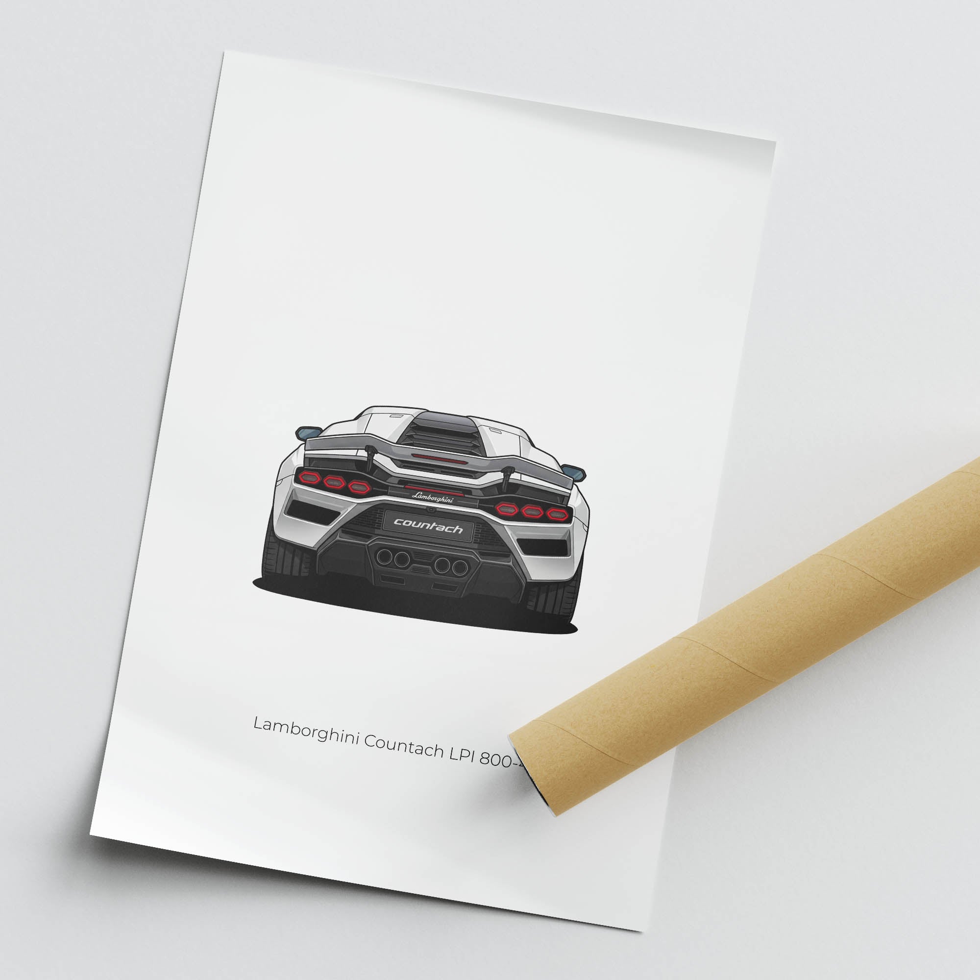 2022 Lamborghini Countach Lpi – Car Print