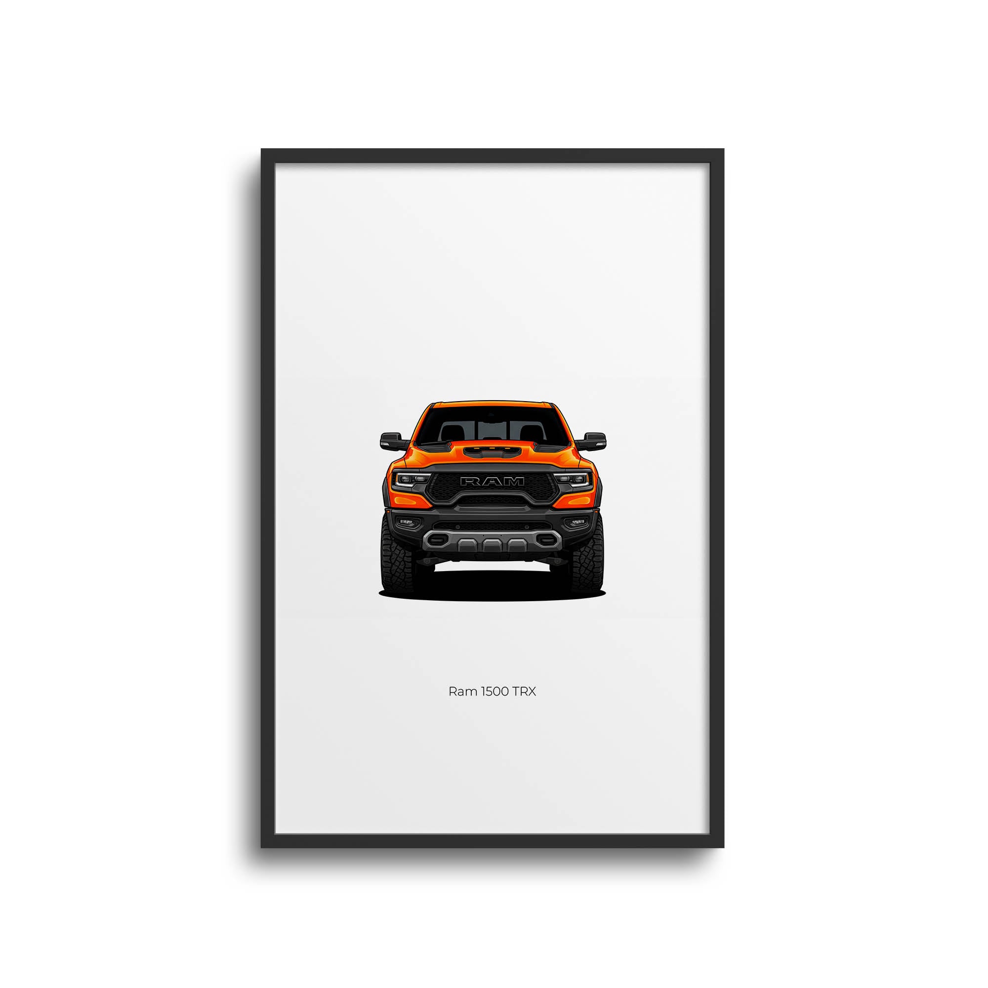 2021 Ram 1500 Trx Ignition – Car Print (Front)