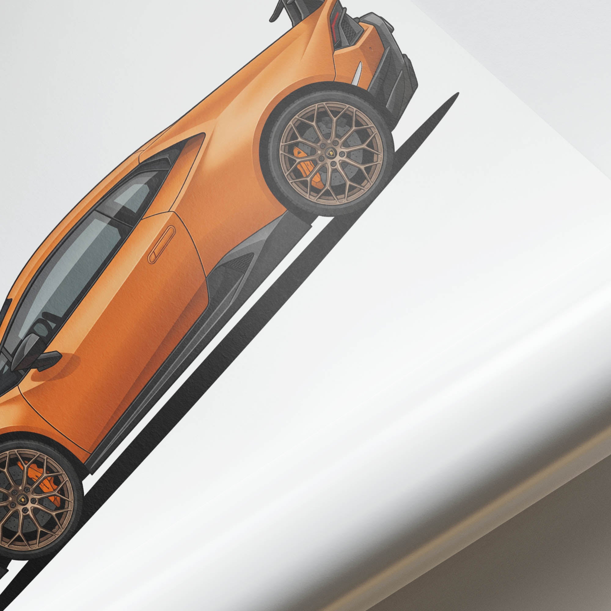 2017 Lamborghini Hurac N Performante – Car Print (Side)