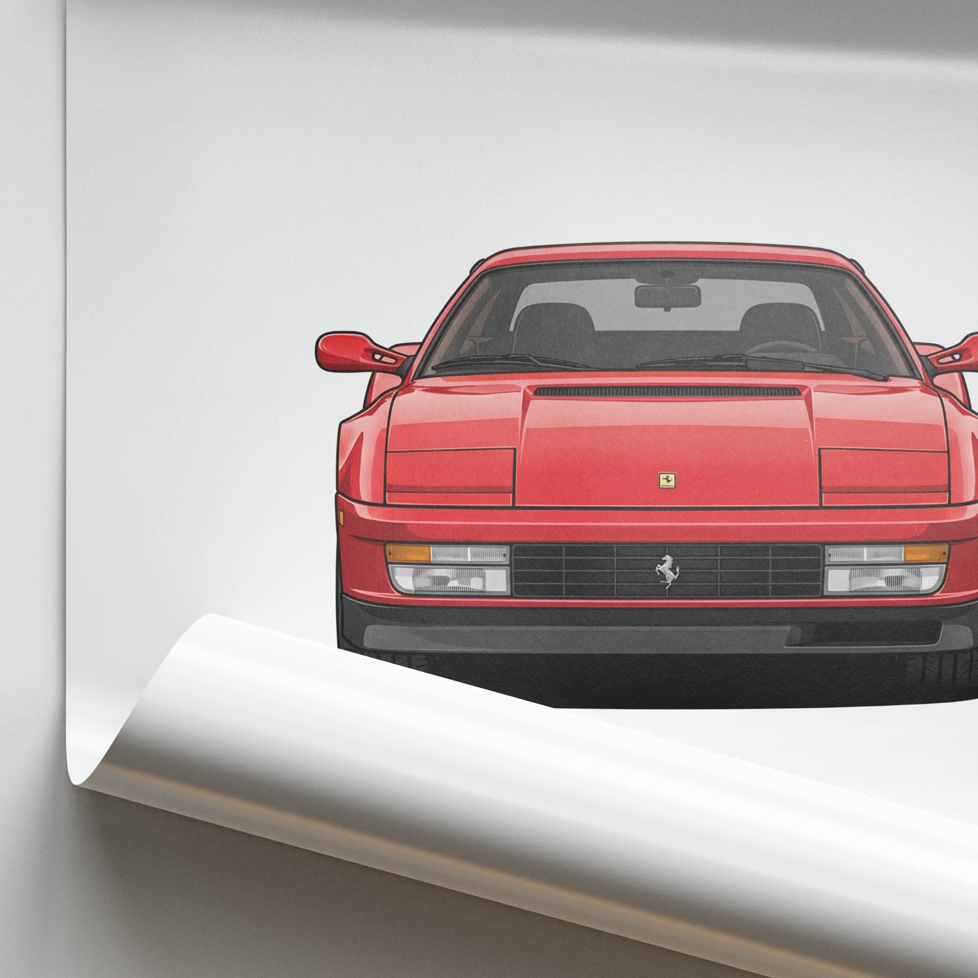 1986 Ferrari Testarossa – Car Print