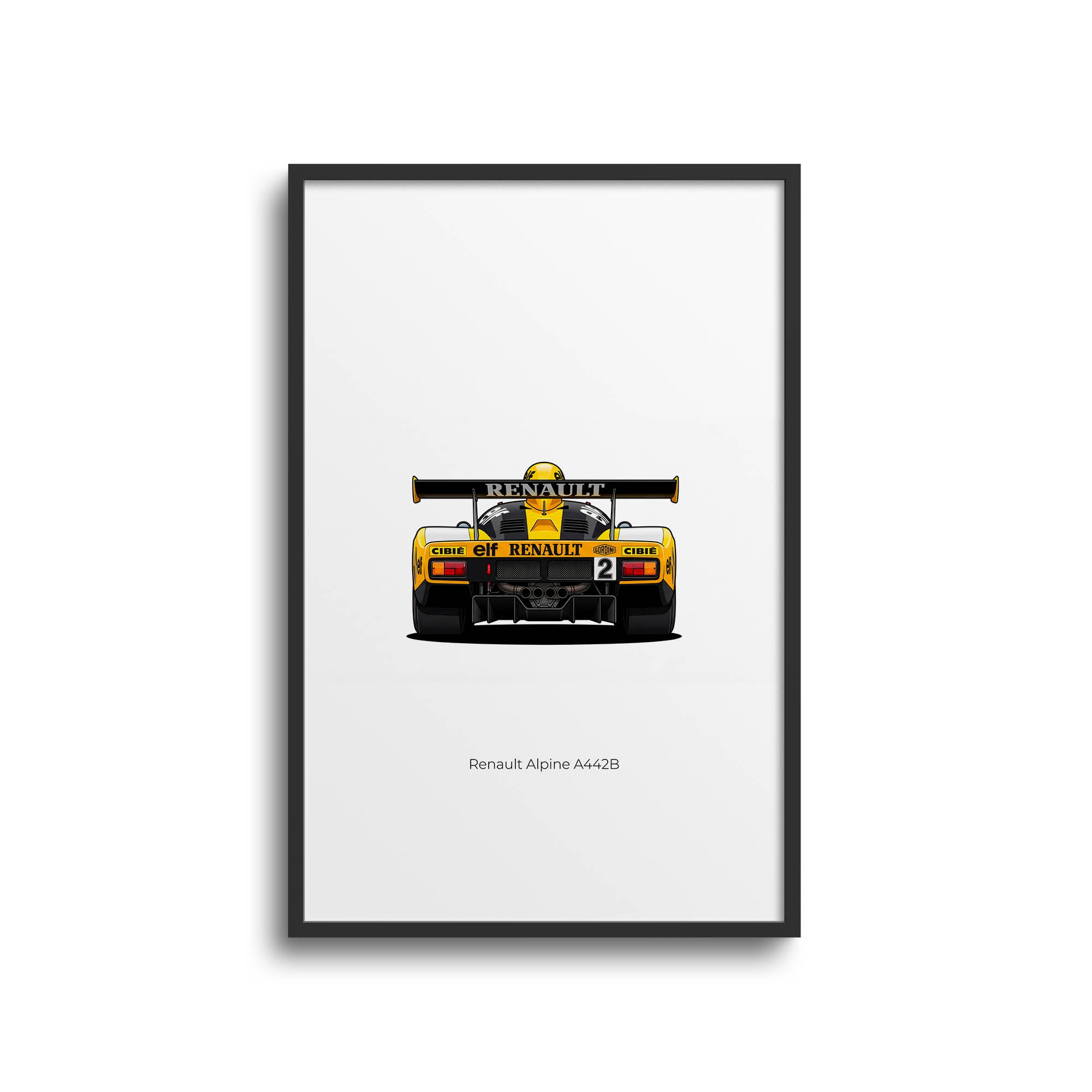 1978 Renault Alpine A442B Renault – Car Print