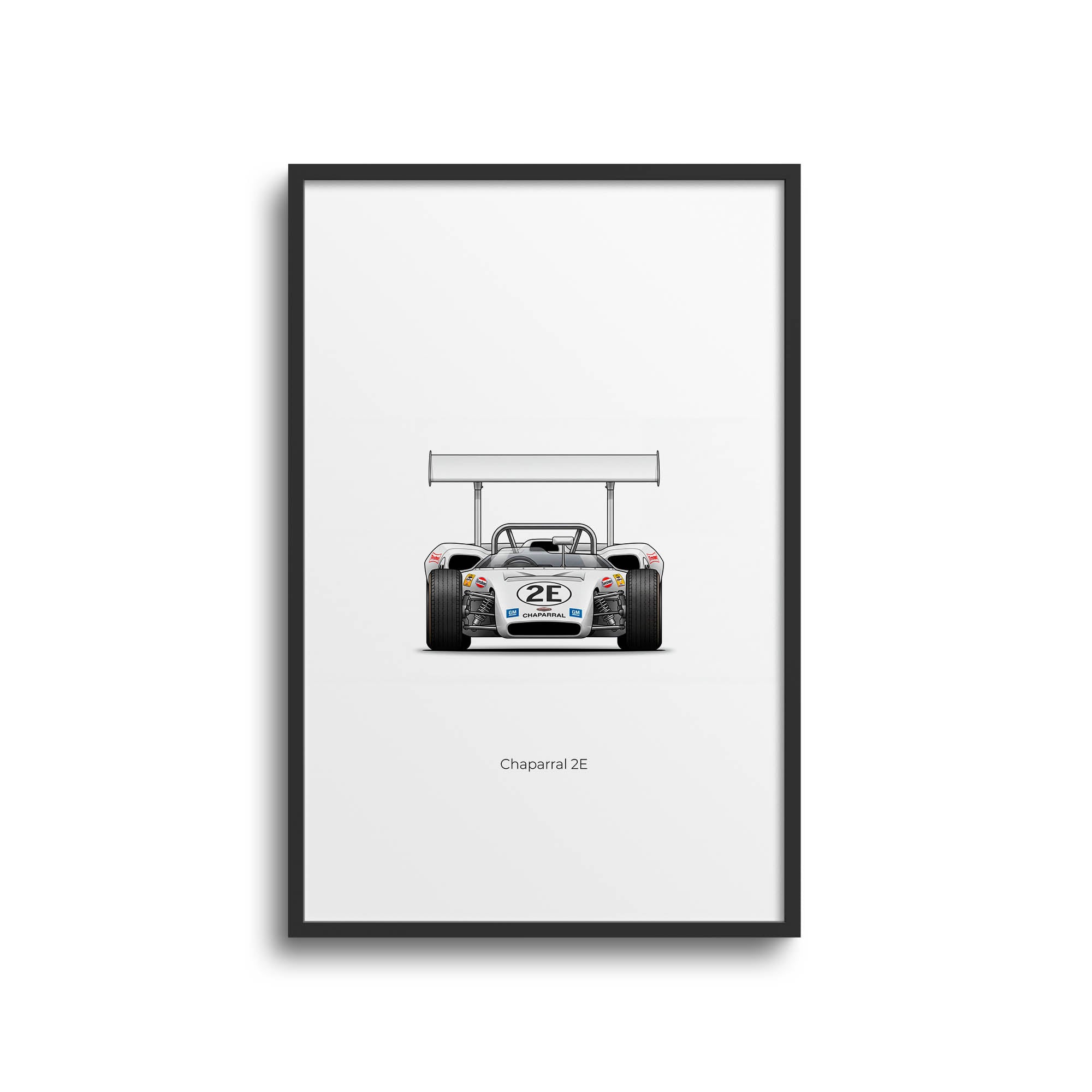 1966 Chaparral 2E Phil Hill – Car Print