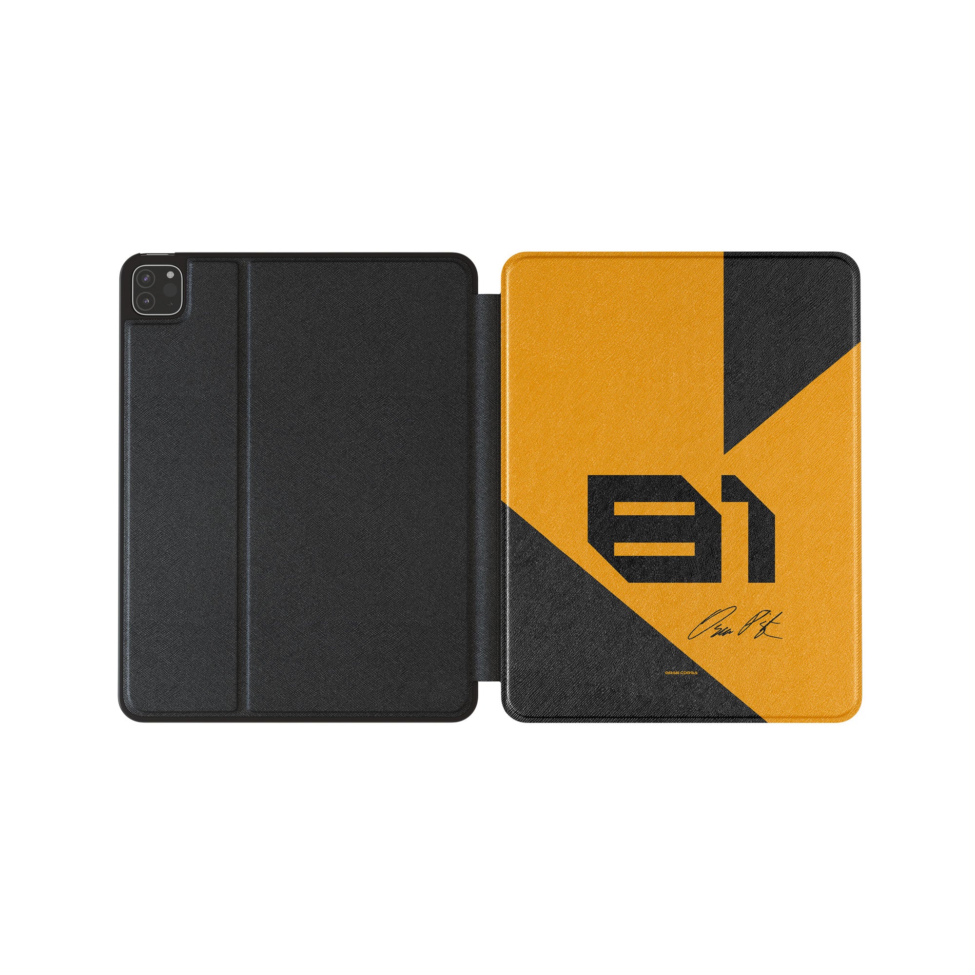 McLaren iPad Case – Oscar Piastri 2024 MCL38 Racing Livery Cover