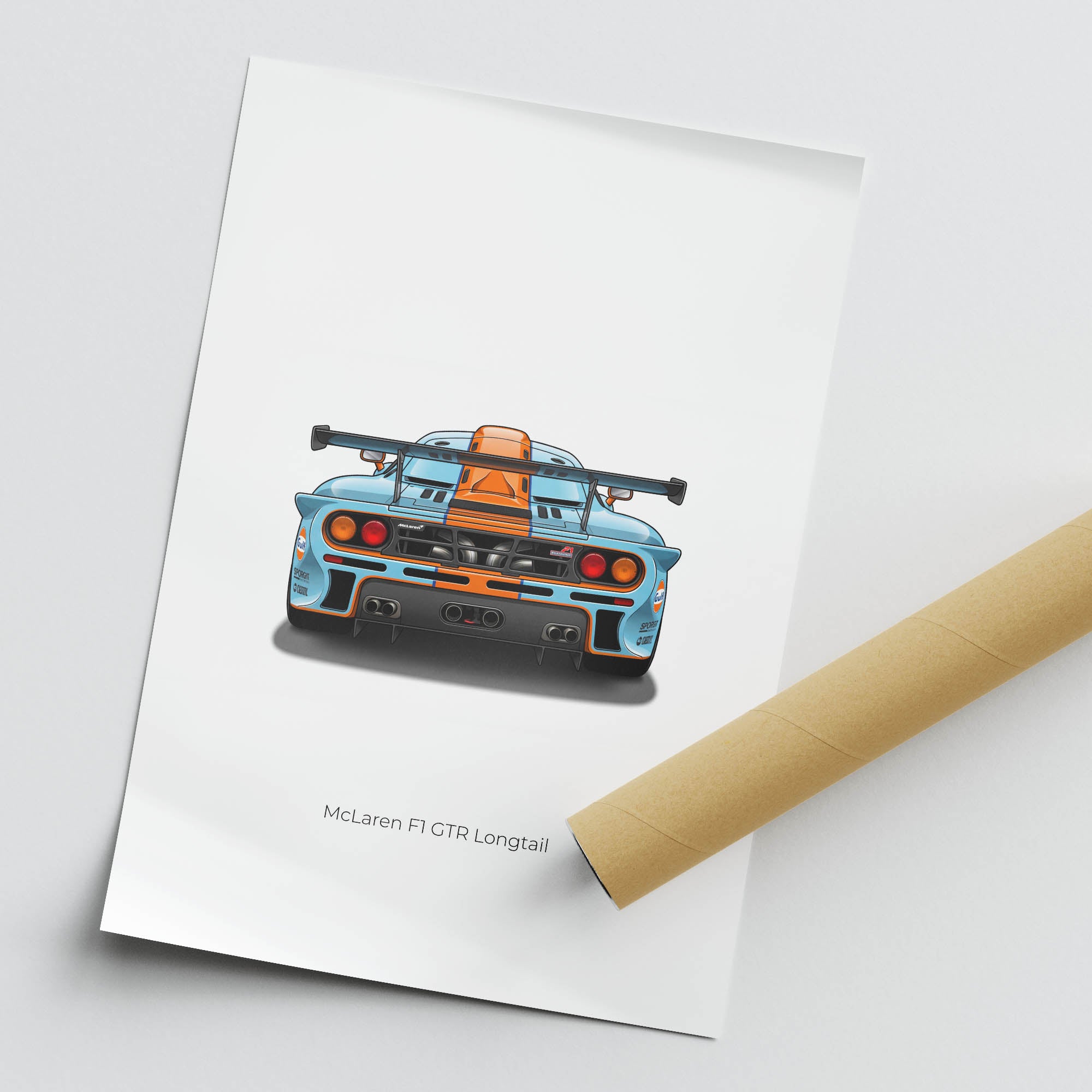 1997 McLaren GTR Longtail – Car Print