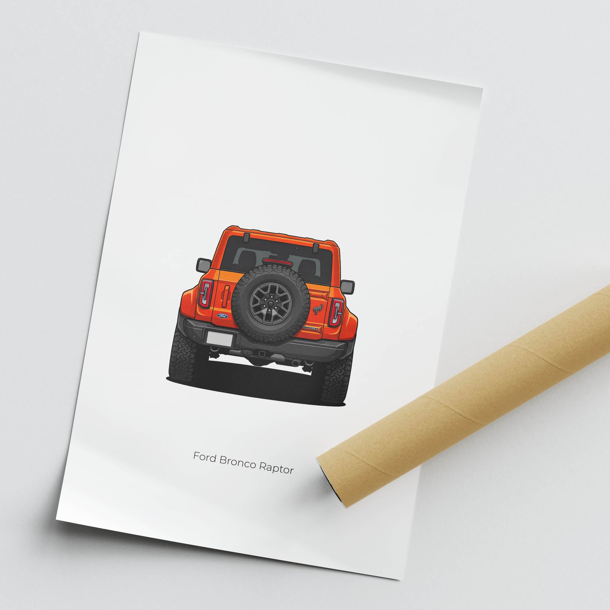 2022 Ford Bronco Raptor Code – Car Print