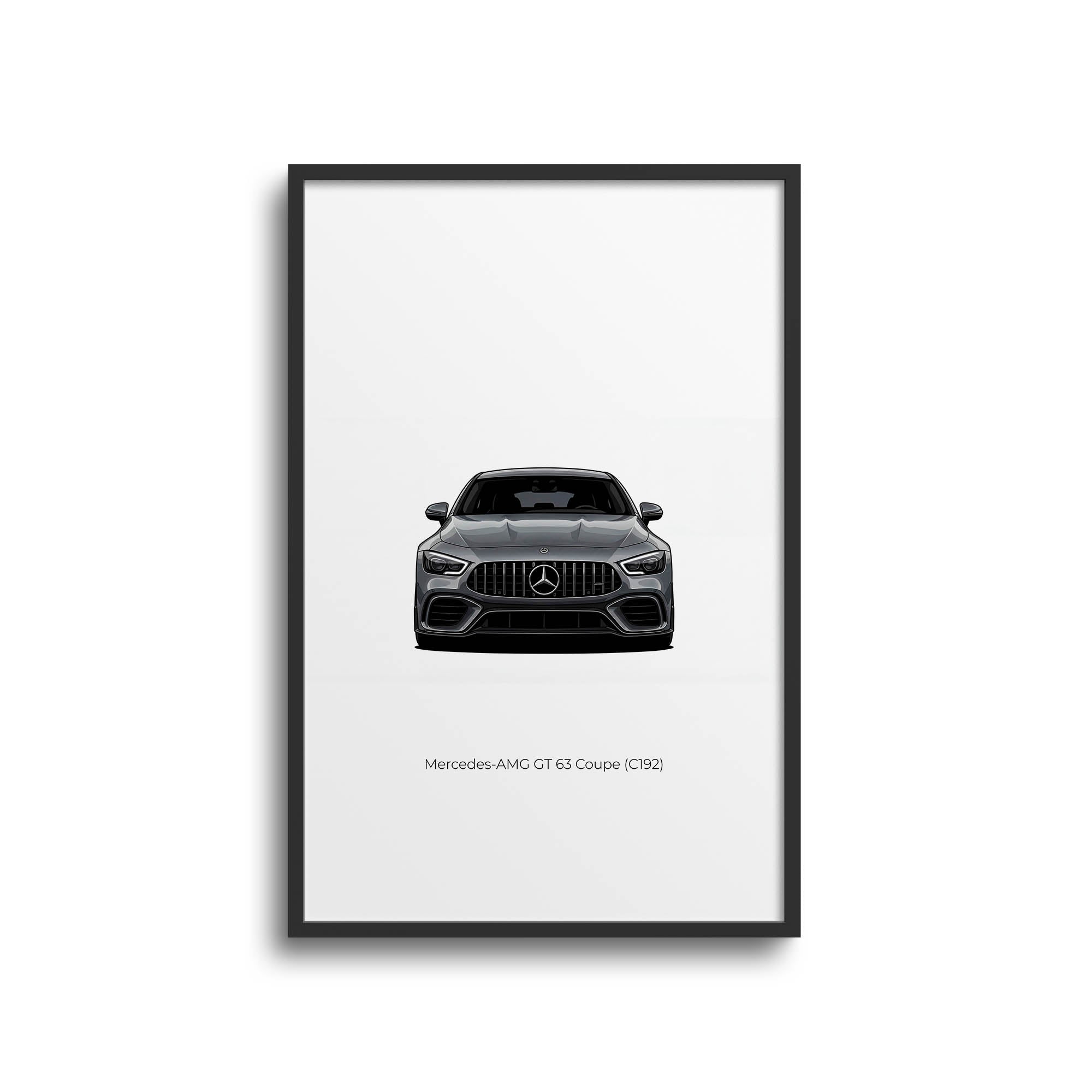 2024 Mercedes AMG GT 63 Coupe C192 Alpine – Car Print