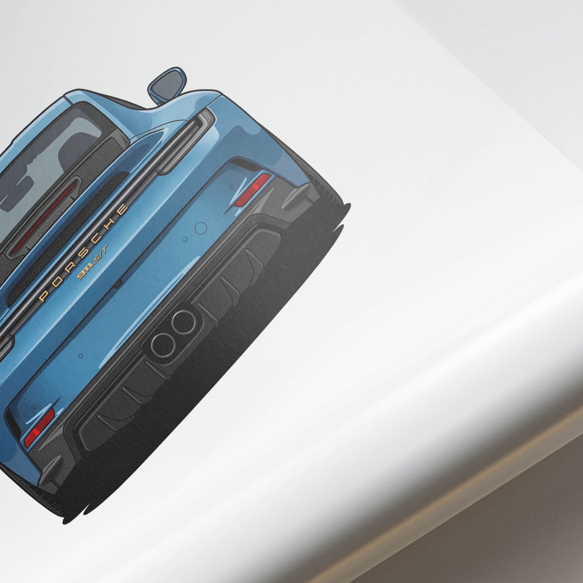 2024 Porsche 911 S T Shore – Car Print