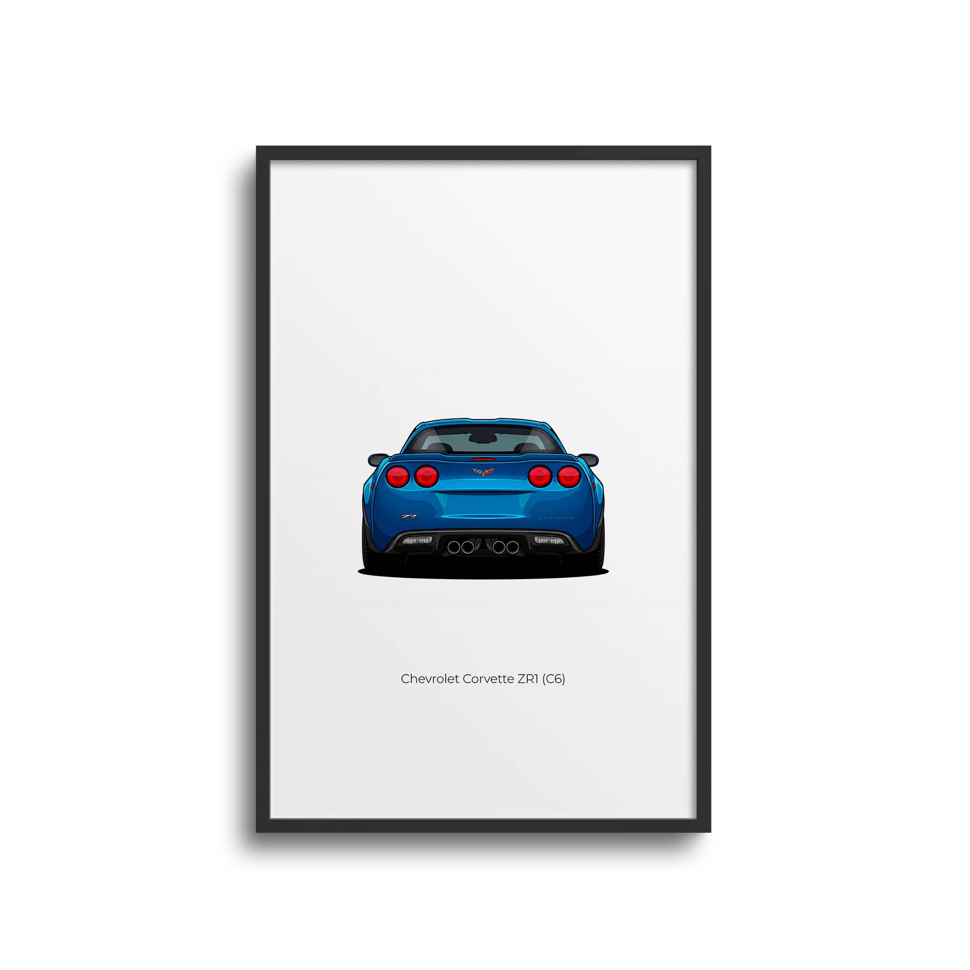 2009 Chevrolet Corvette ZR1 C6 Jetstream – Car Print