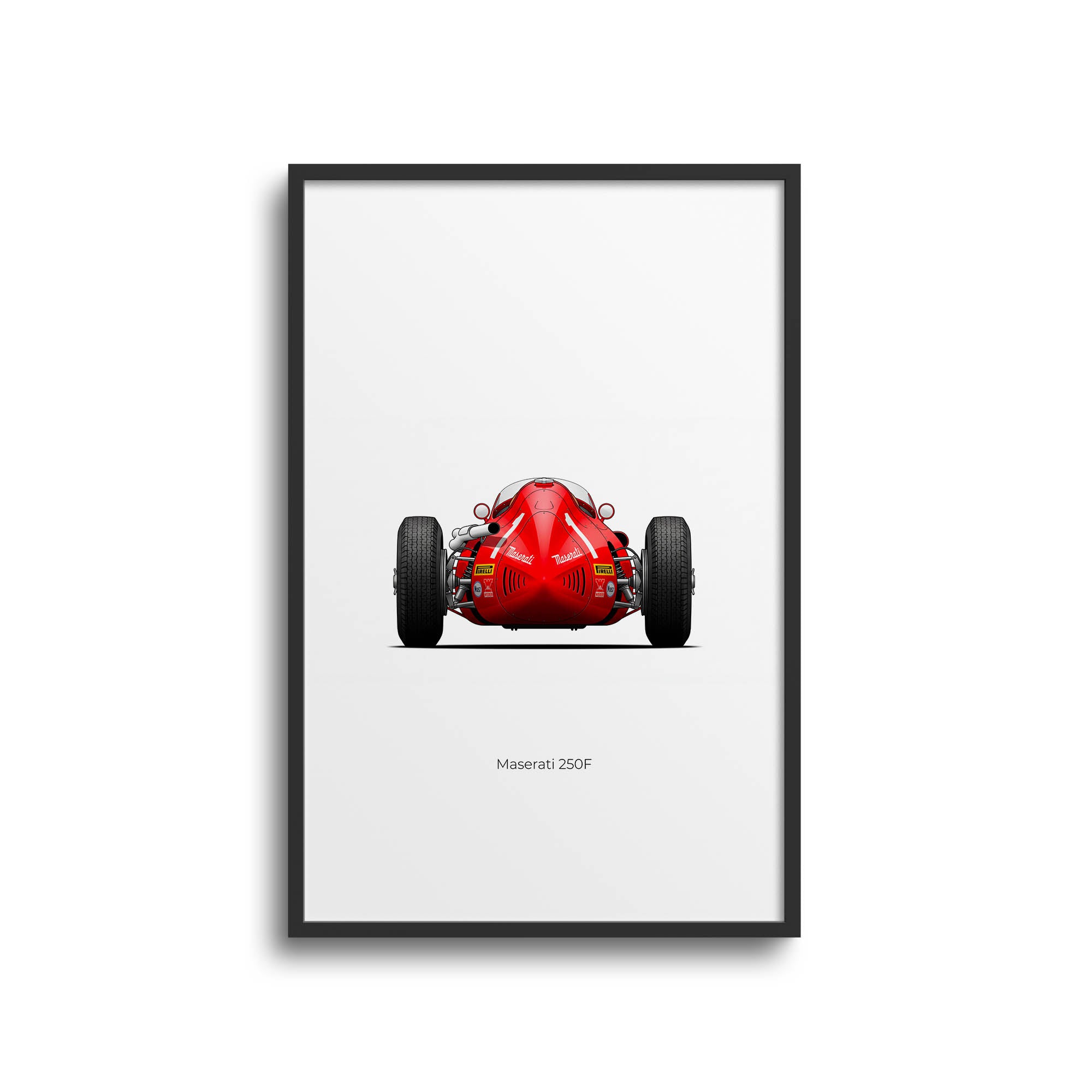 1957 Maserati 250F Juan Manuel Fangio – Car Print