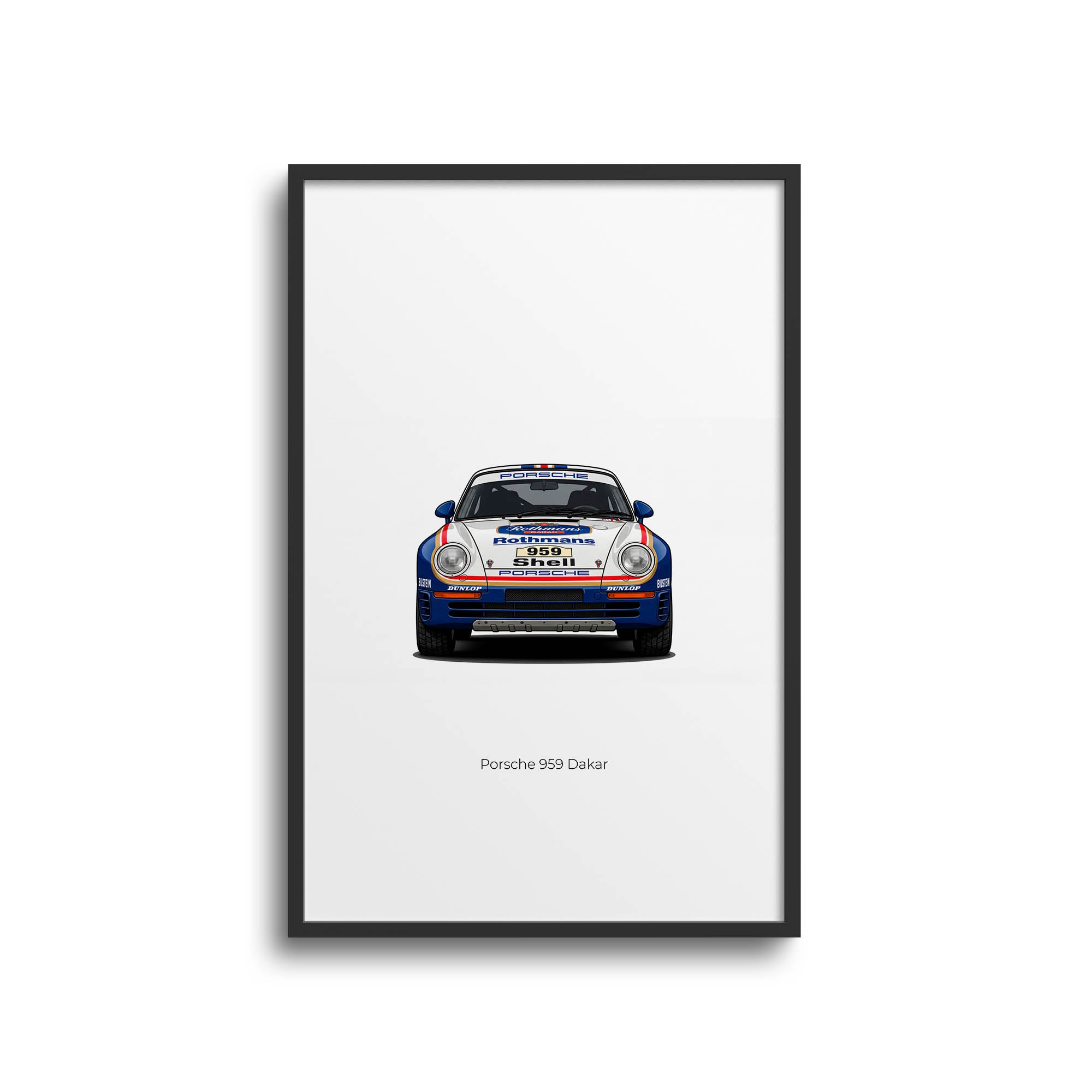 1986 Porsche – Car Print