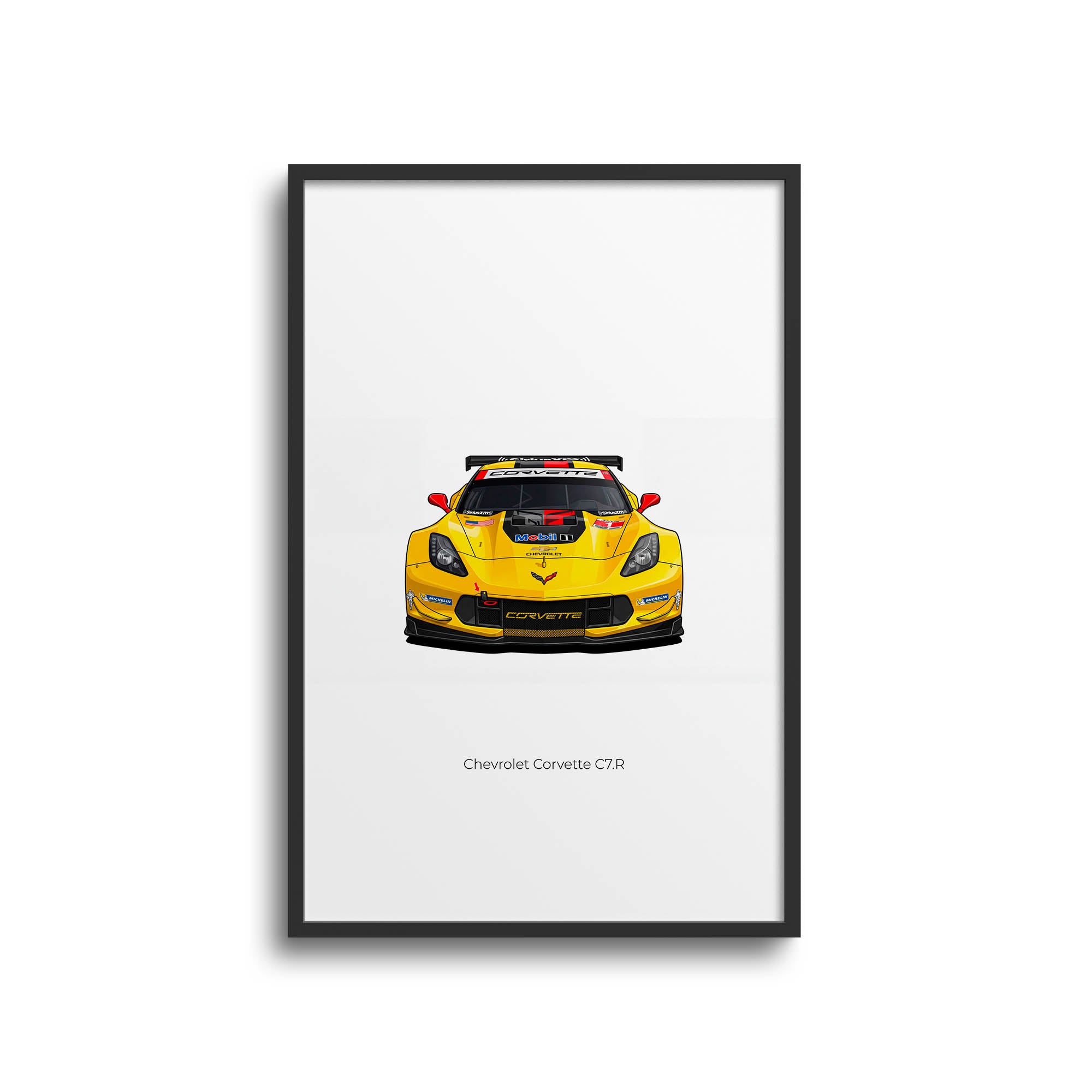 2015 Chevrolet Corvette C7 R Velocity – Car Print