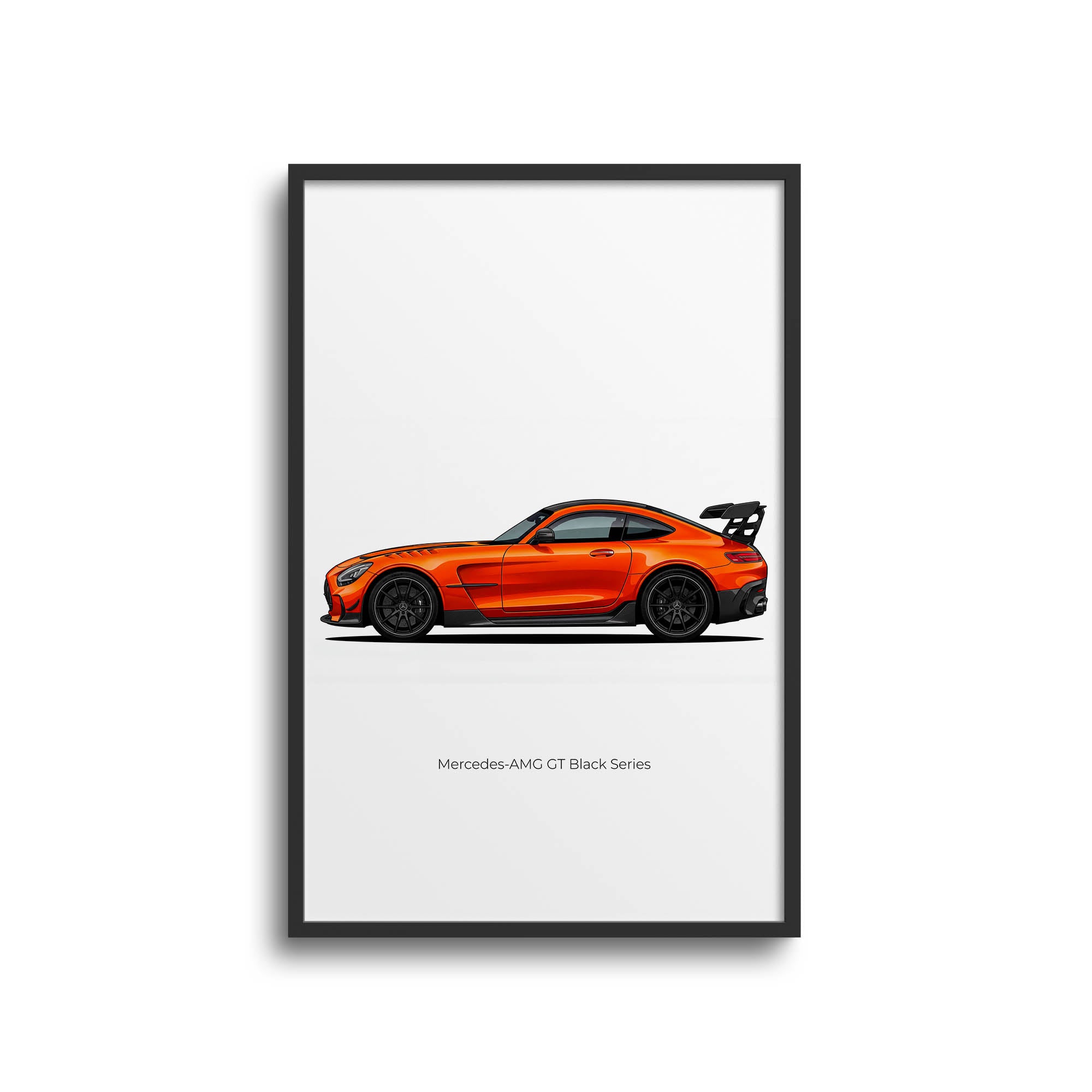 2021 Mercedes AMG GT – Car Print (Side)