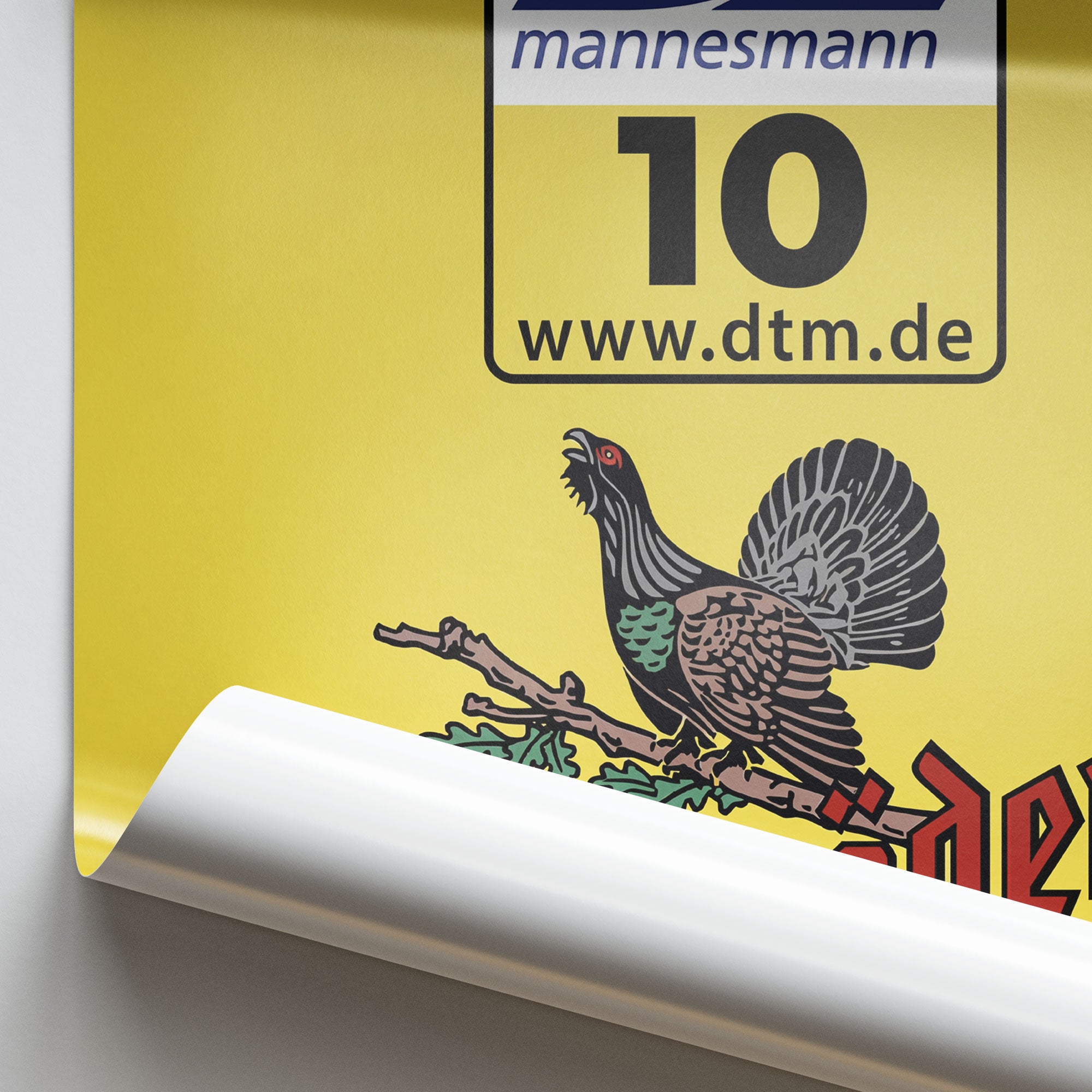 Audi TT Poster – Abt DTM 2000 Limited Edition Racing Car Wall Art Print