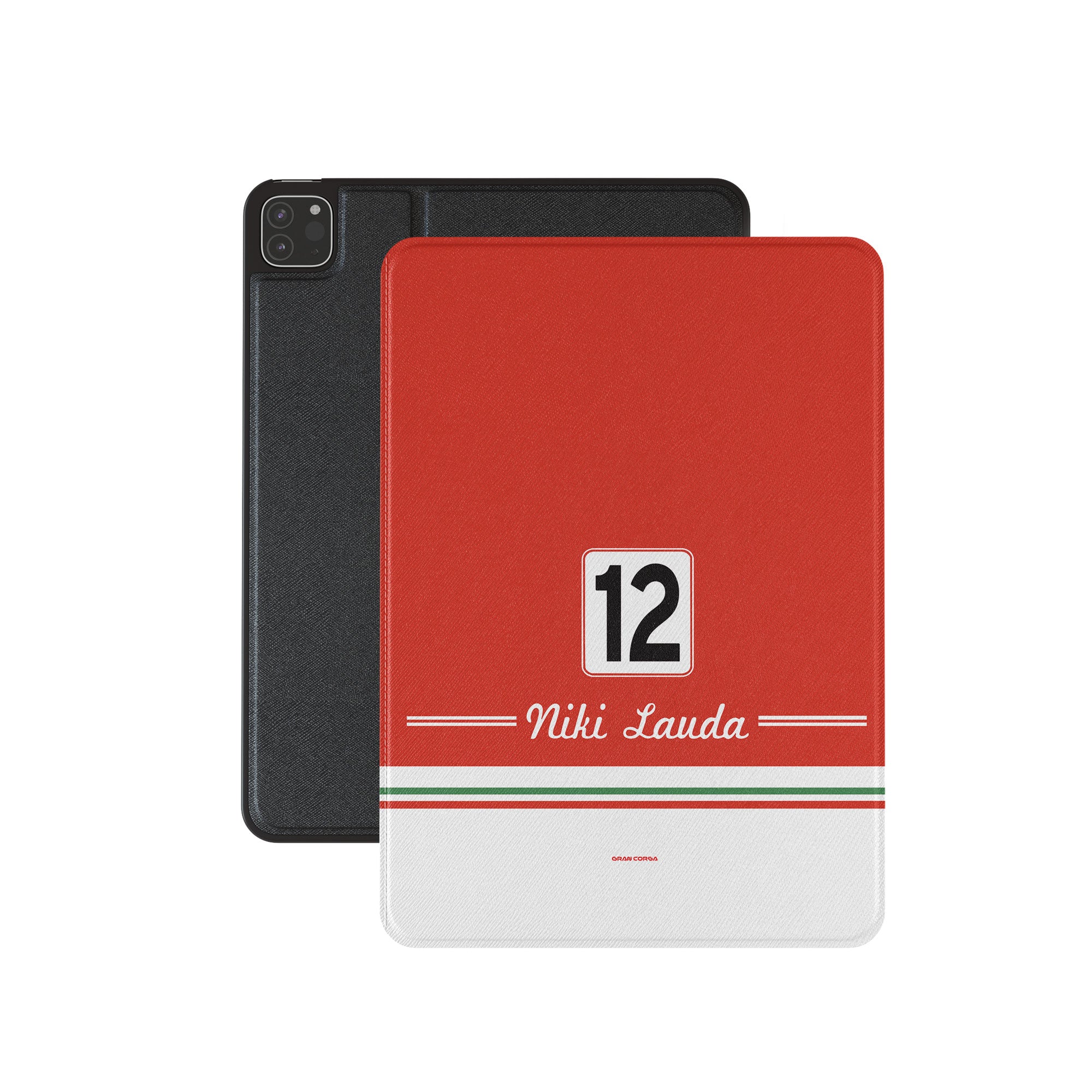Niki Lauda iPad Case – F1 Ferrari 1975 312T2 Signed Premium Cover